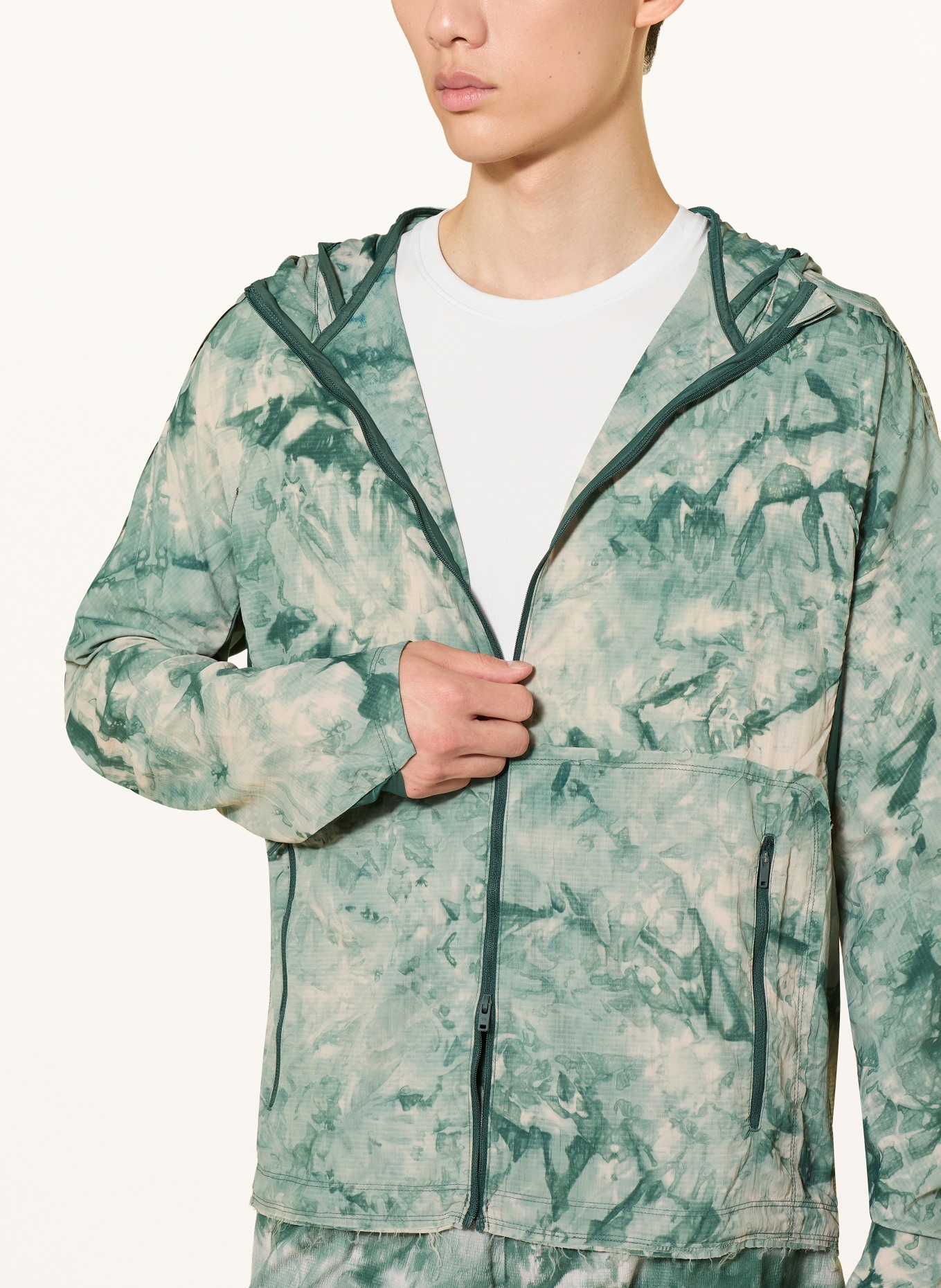 Y-3 Running jacket: GREEN