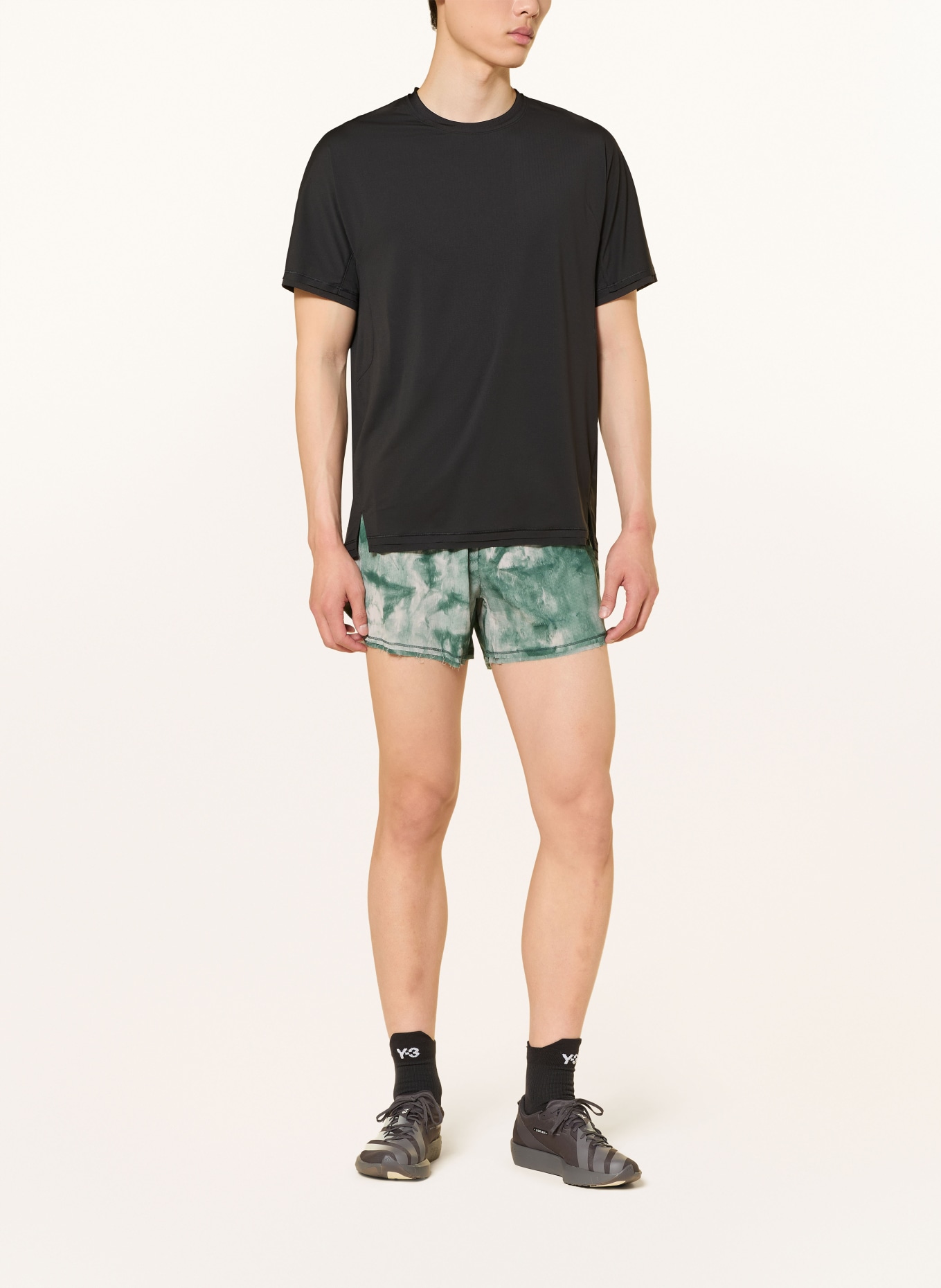 Y-3 T-shirt: ZWART