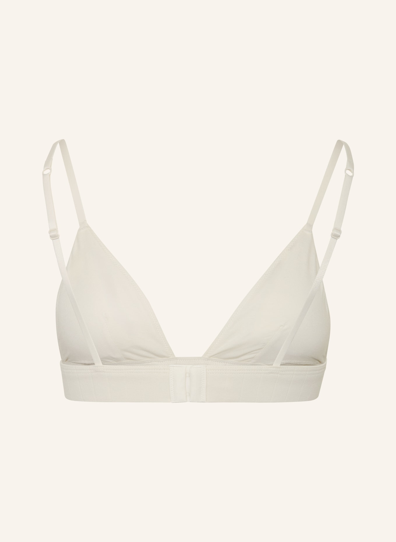 Calvin Klein Biustonosz trójkątny HERITAGE CLASSIC COTTON STRETCH: ECRU / ZIELONY