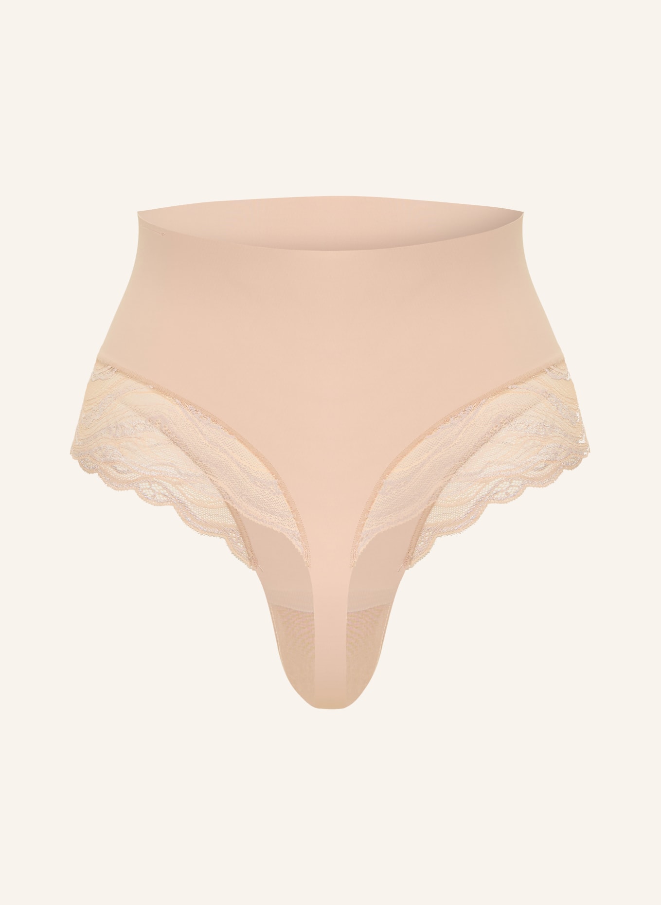 Calvin Klein Shape-String SENSUAL STRETCH LACE: HELLBRAUN