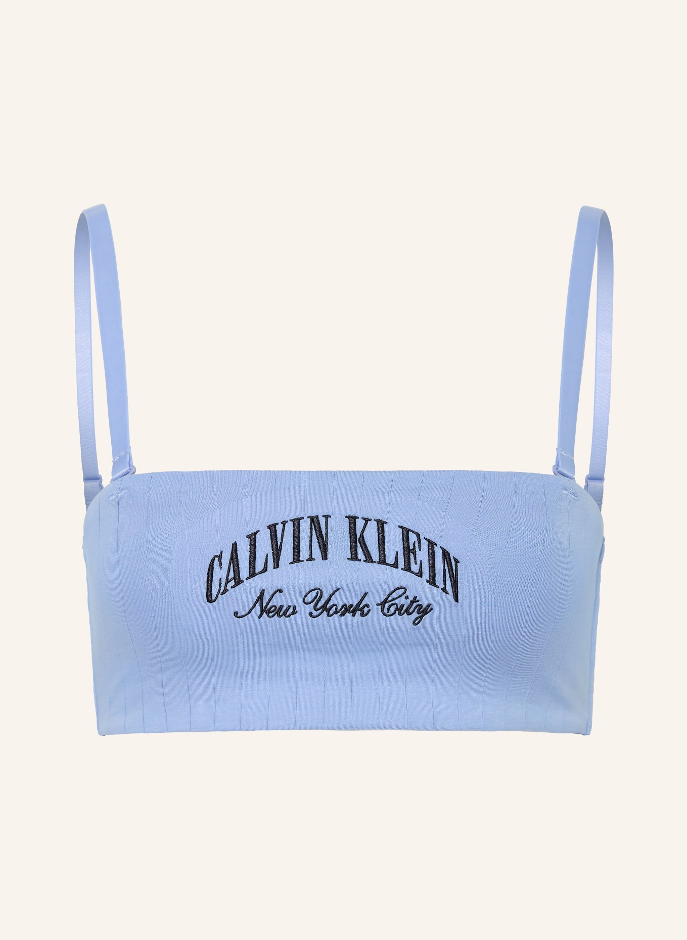 Calvin Klein Bandeau-bh HERITAGE CLASSIC COTTON STRETCH: BLAUW / ZWART