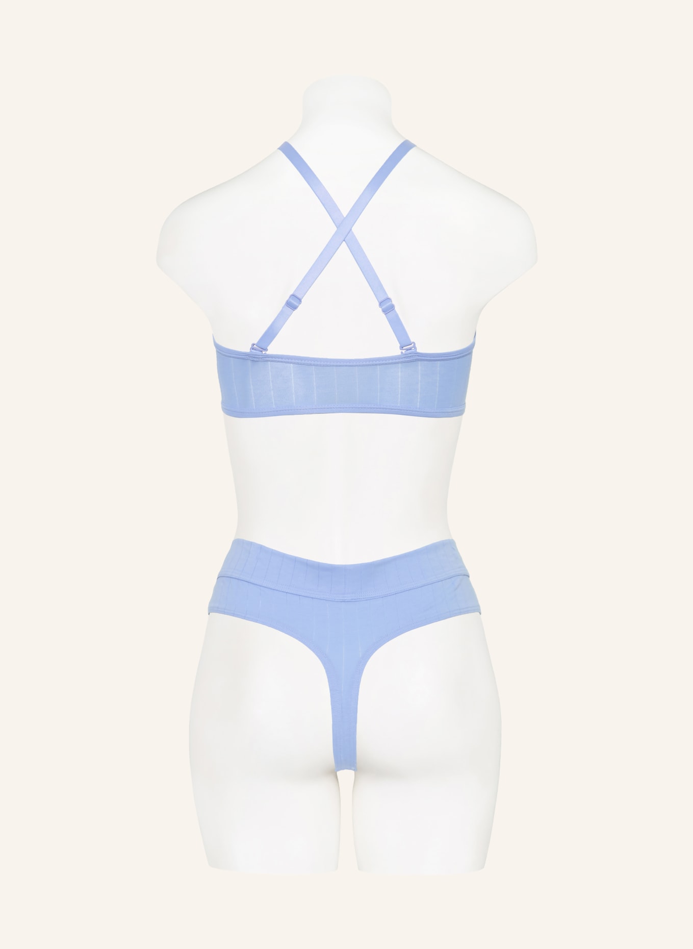 Calvin Klein Bandeau-bh HERITAGE CLASSIC COTTON STRETCH: BLAUW / ZWART