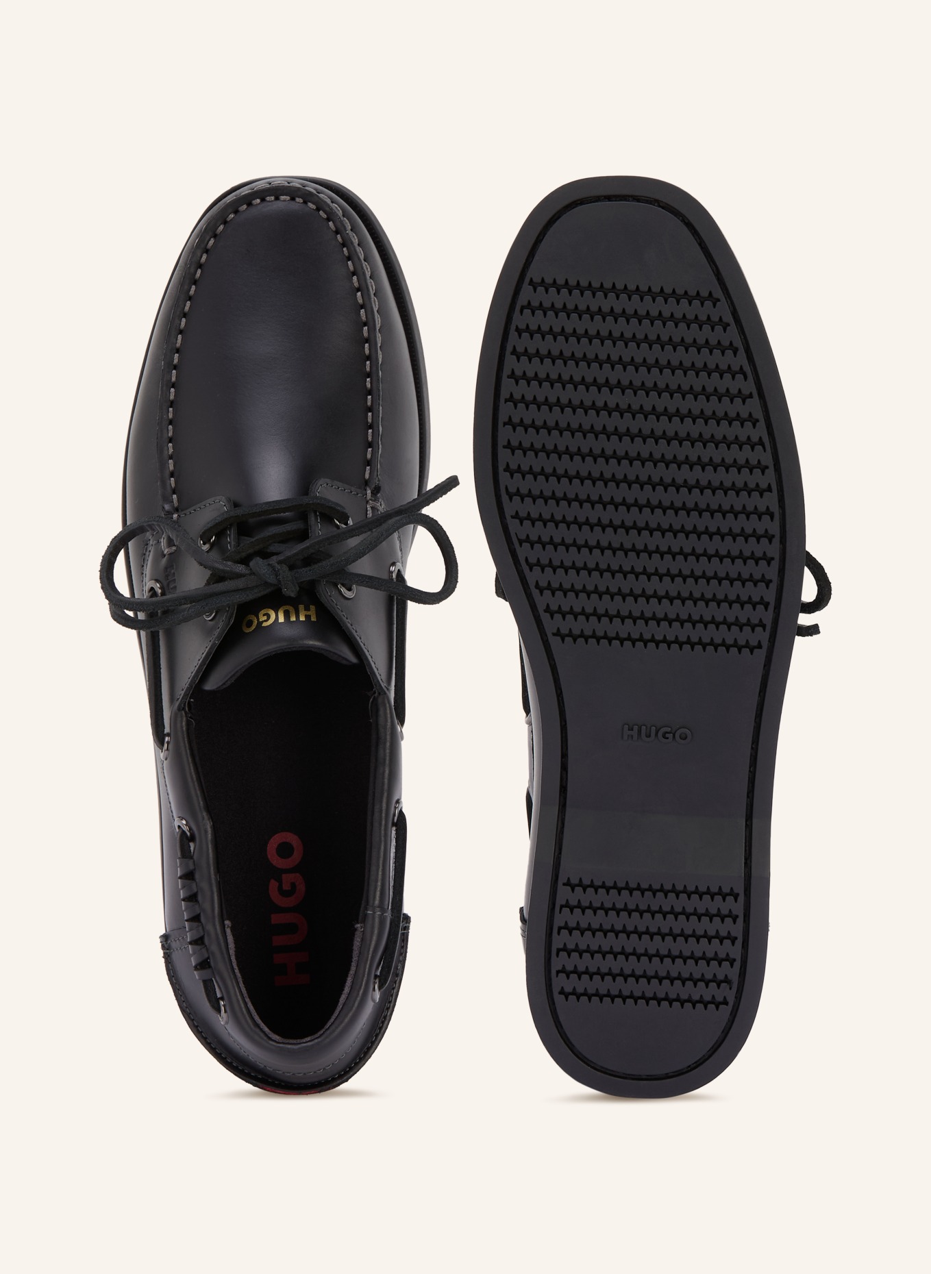 HUGO Bootsschuhe DARCY: SCHWARZ