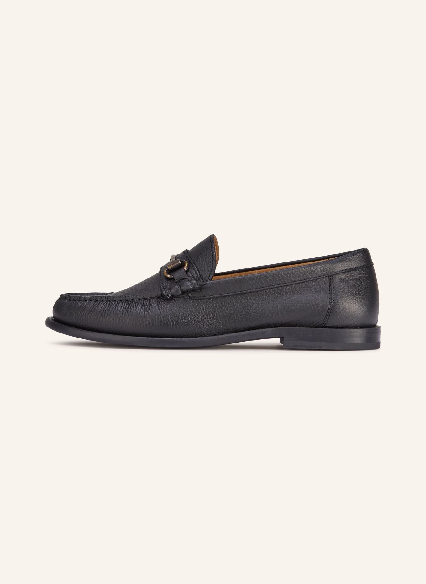 BOSS Loafer TEVAN: ZWART / GOUD