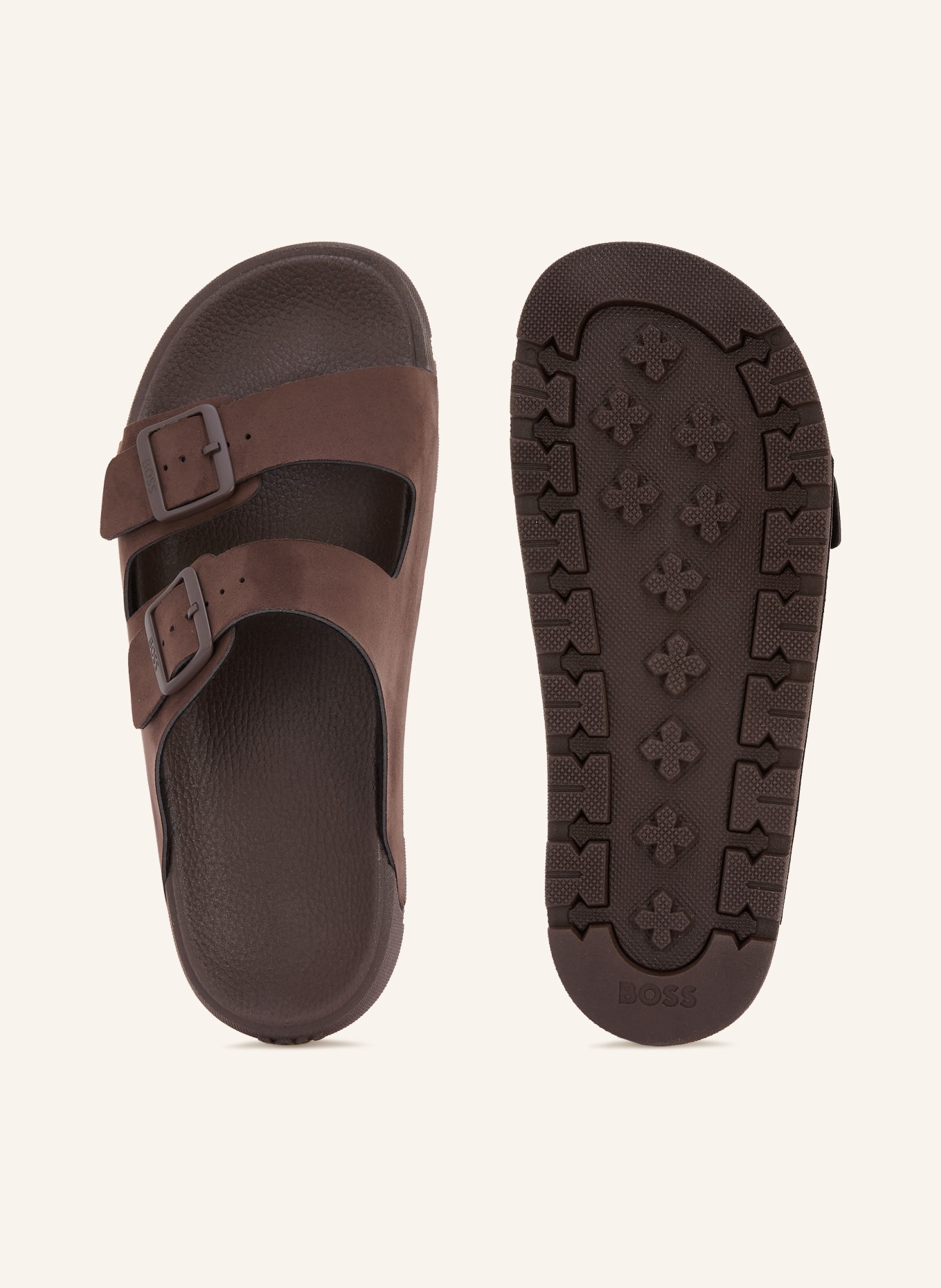 BOSS Pantoletten SURFLEY: BRAUN