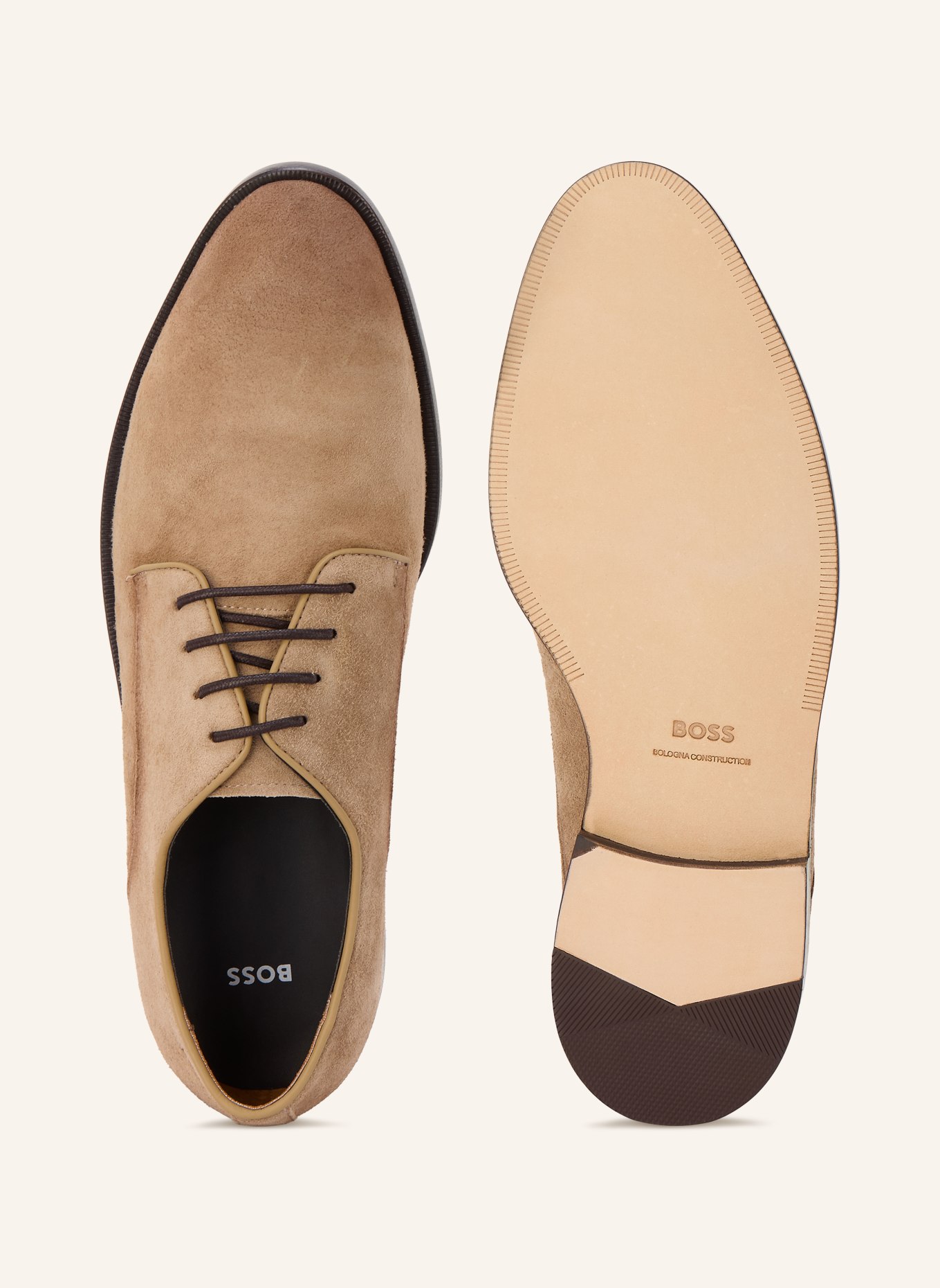 BOSS Schnürer TAYIL: HELLBRAUN / SCHWARZ