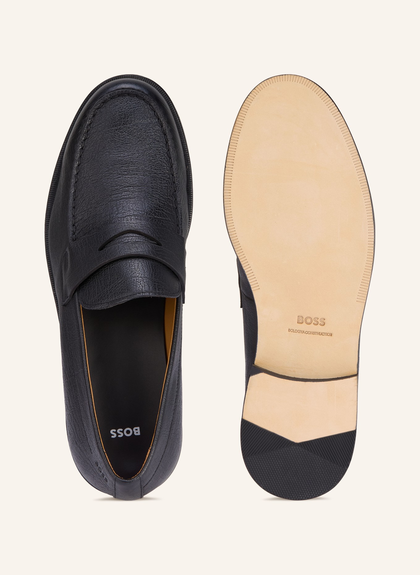 BOSS Penny-loafer TAYIL: ZWART