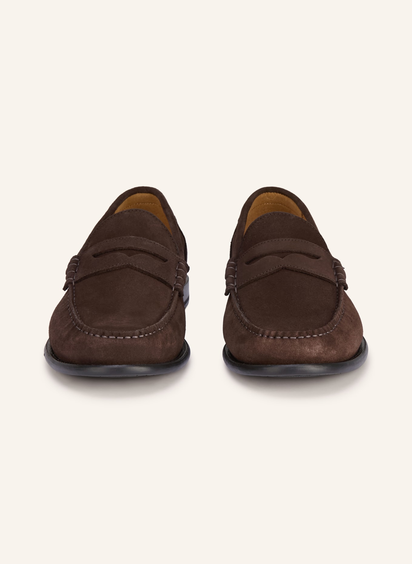 BOSS Penny-loafer TEVAN: MARRON FONCÉ