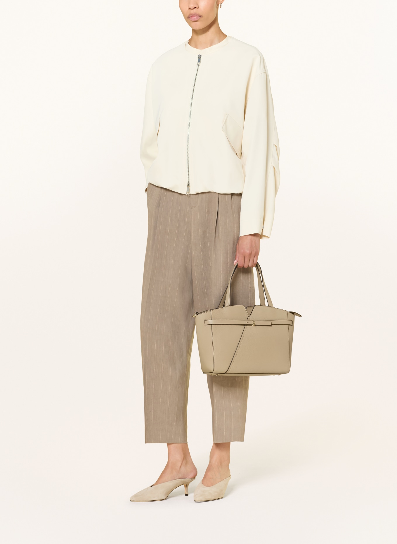 BOSS Handtas REVERS SMALL: BEIGE