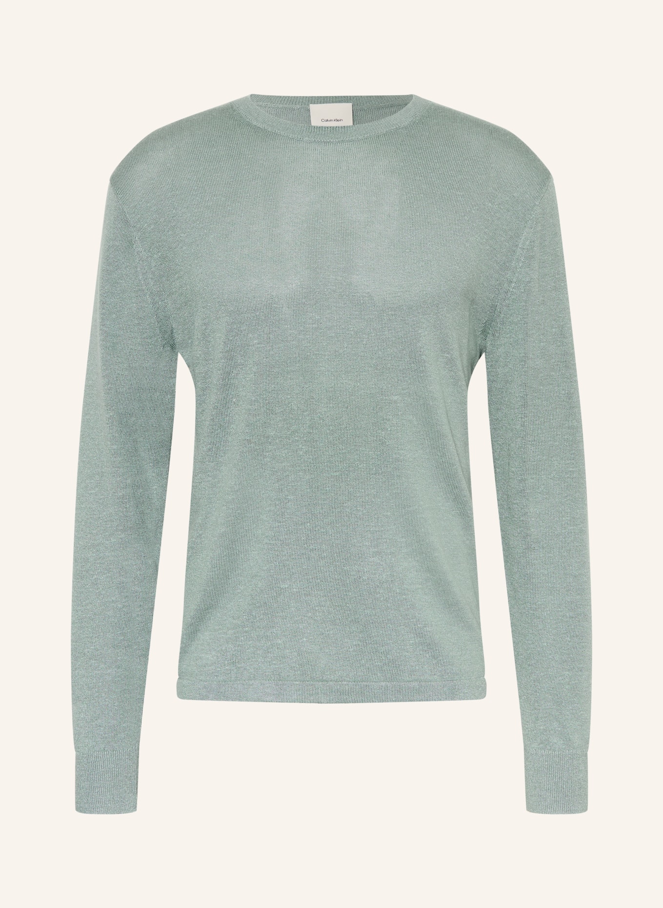 Calvin Klein Sweater with linen: GREEN