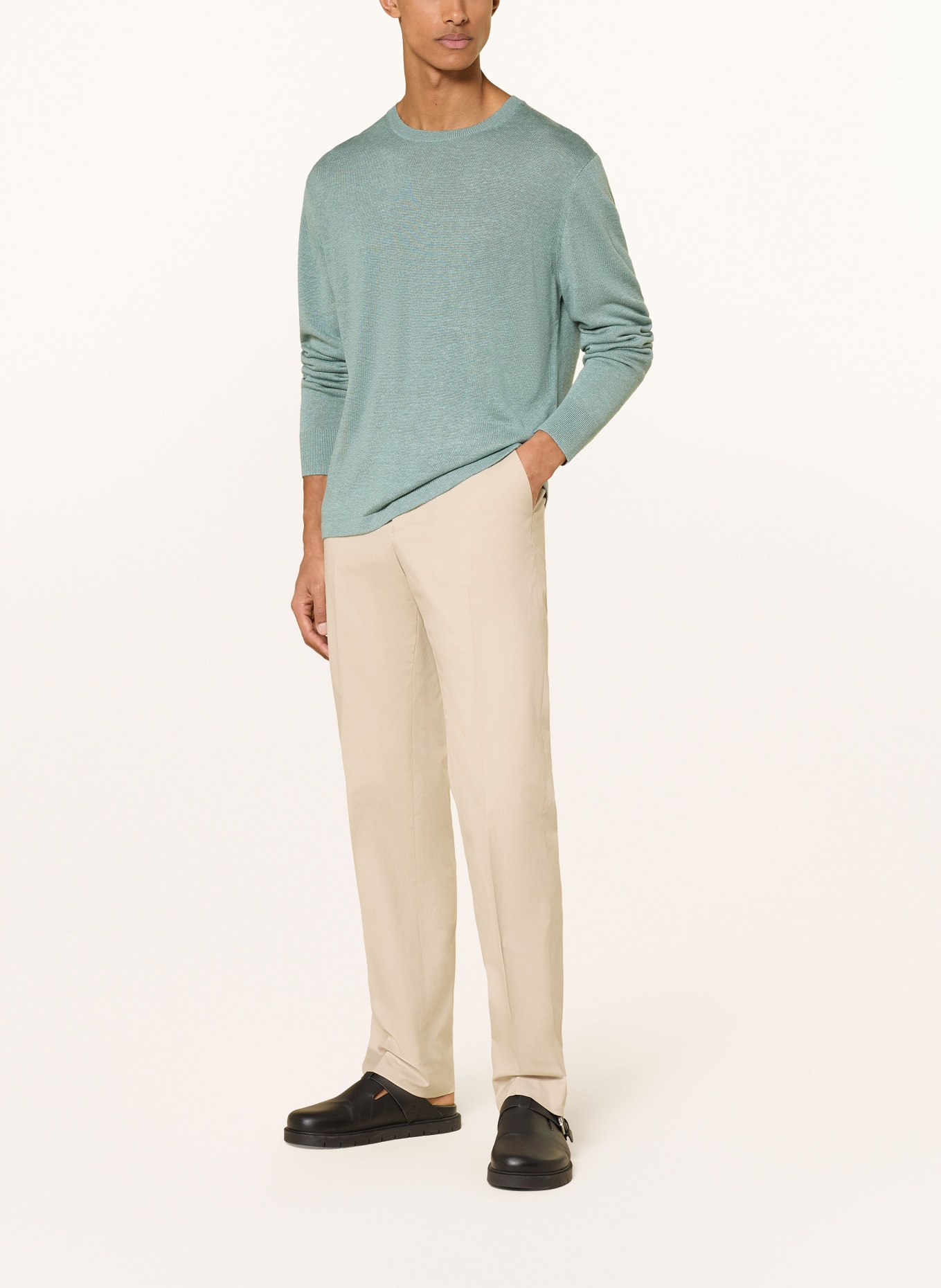 Calvin Klein Sweater with linen: GREEN