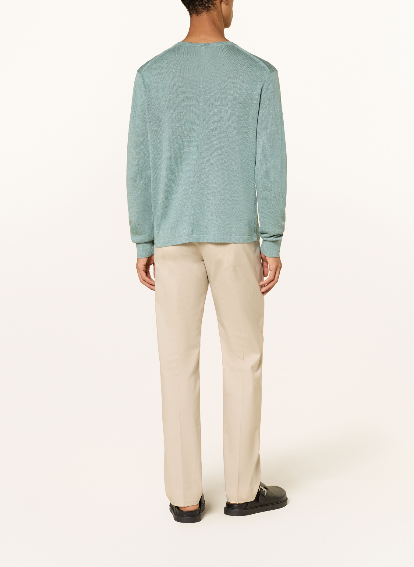 Calvin Klein Sweater with linen: GREEN