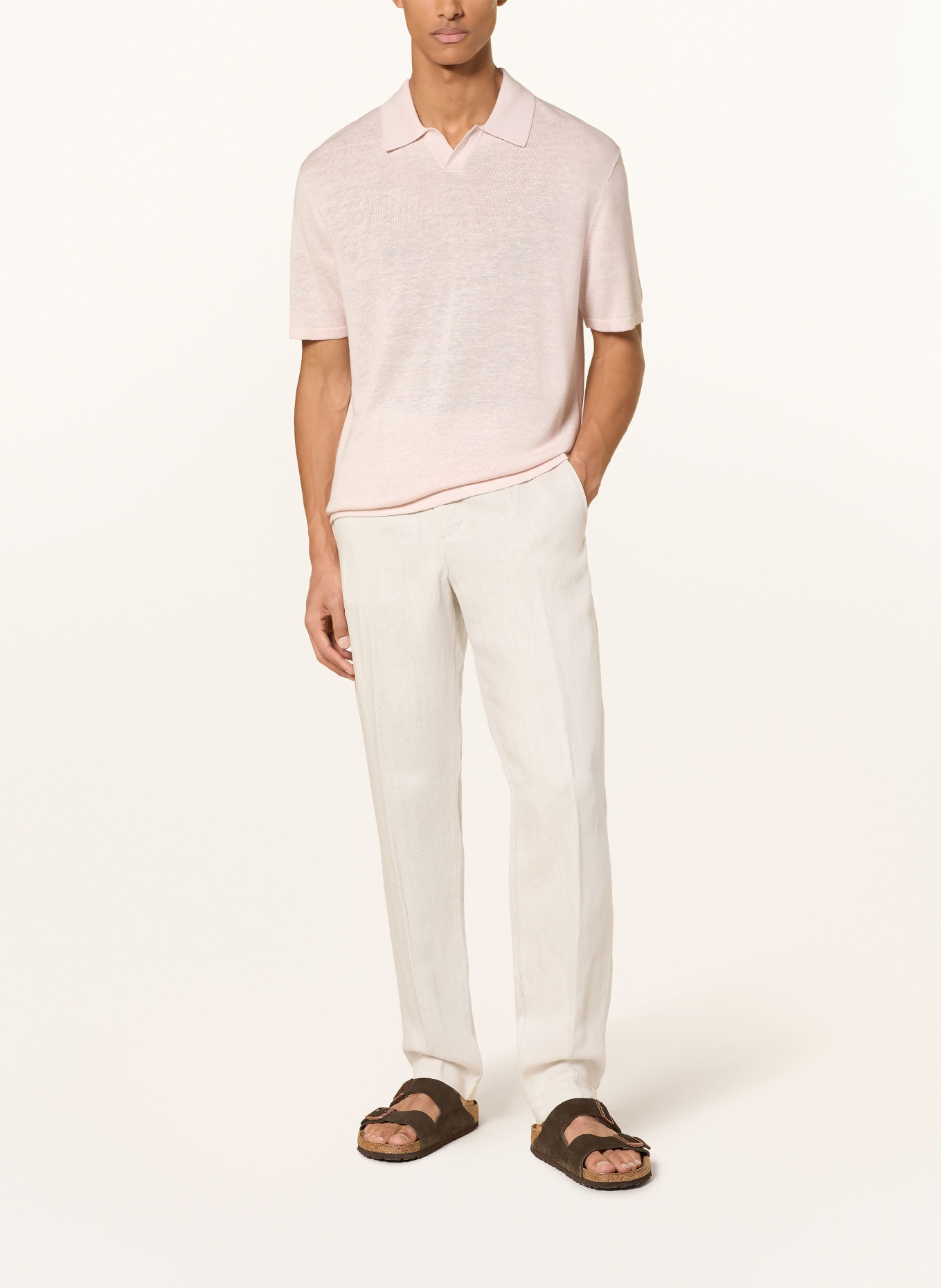 Calvin Klein Sweater with linen: LIGHT PINK