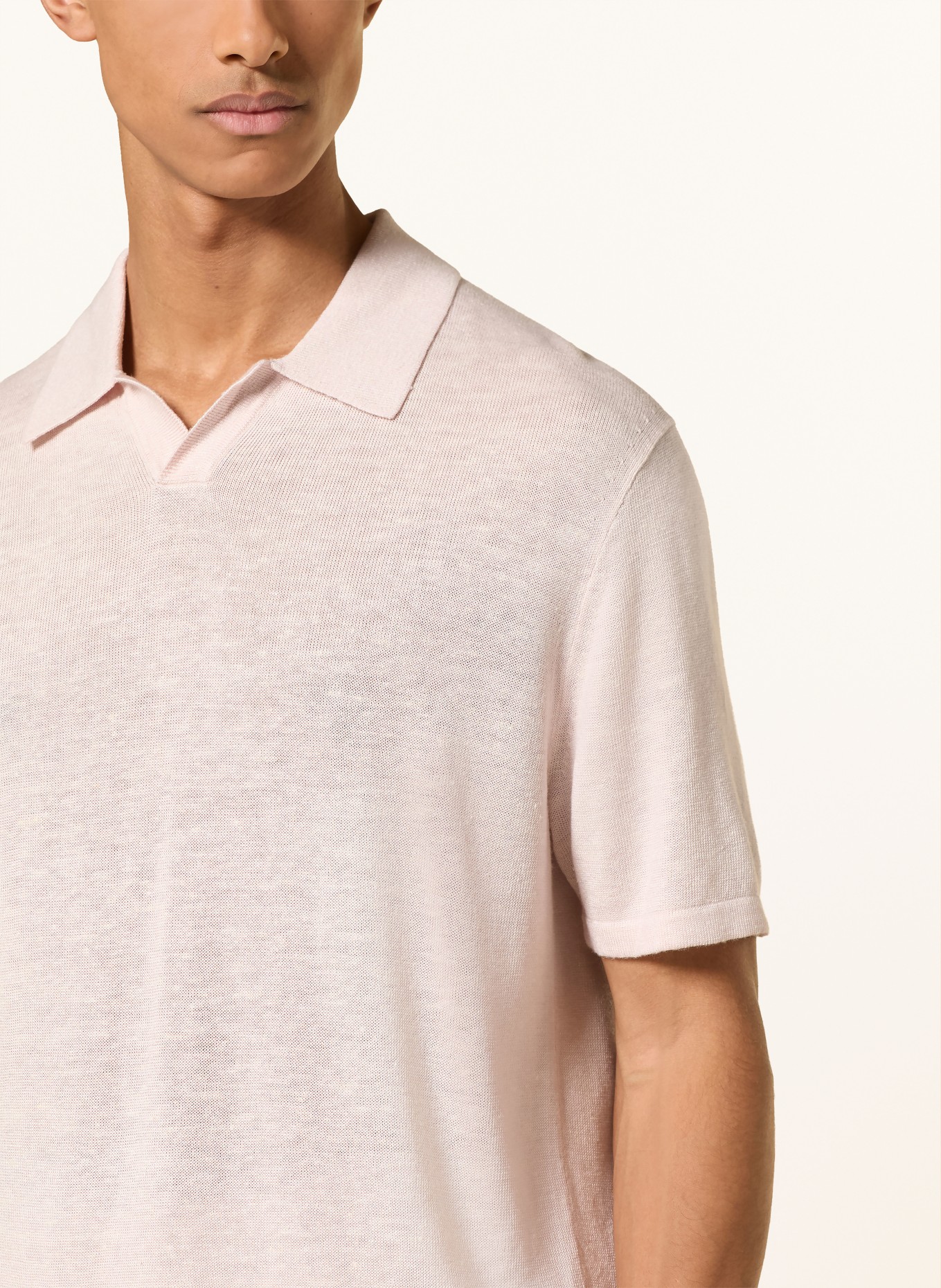 Calvin Klein Sweater with linen: LIGHT PINK