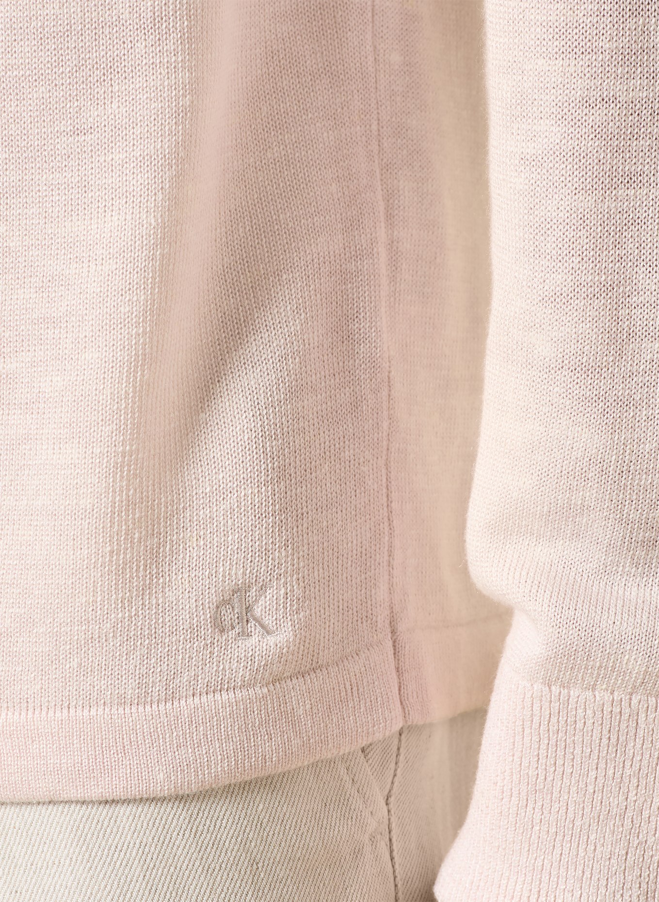 Calvin Klein Trui met linnen: ROSE CLAIR