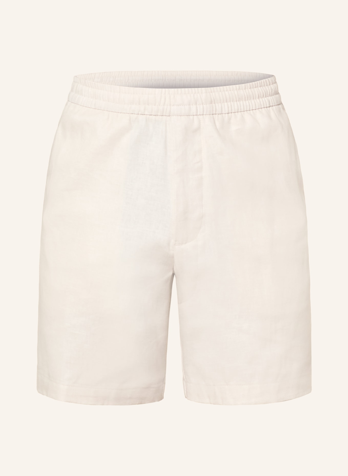 Calvin Klein Shorts mit Leinen: BEIGE