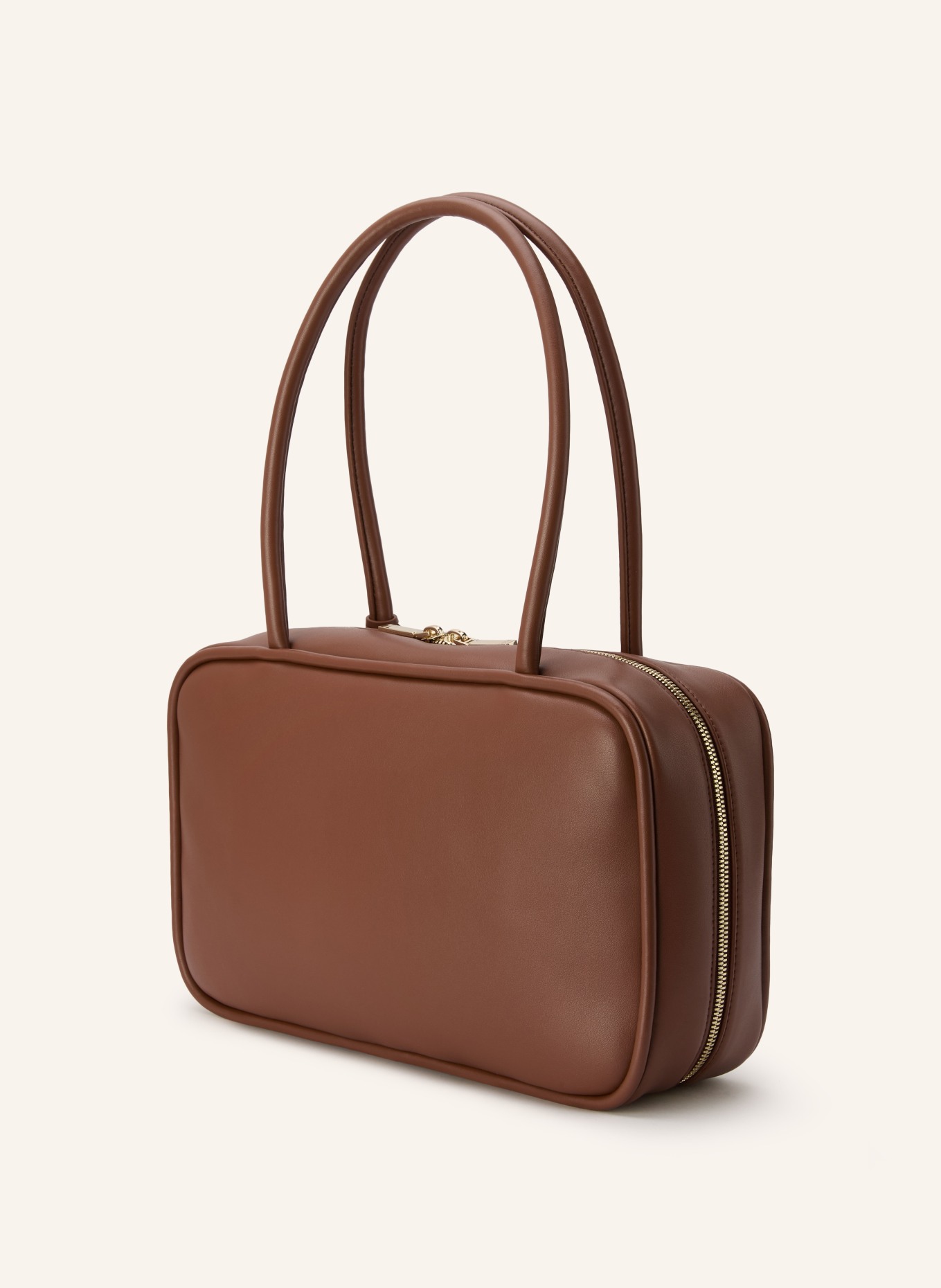 HUGO JODI handbag: BROWN / GOLD