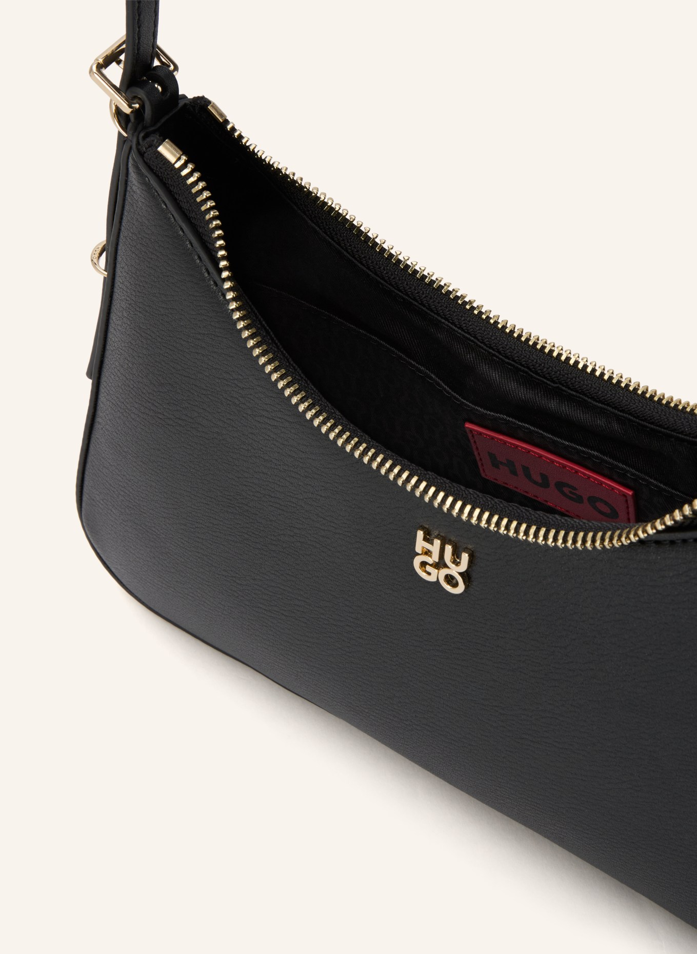 HUGO NEEKO handbag: BLACK / GOLD