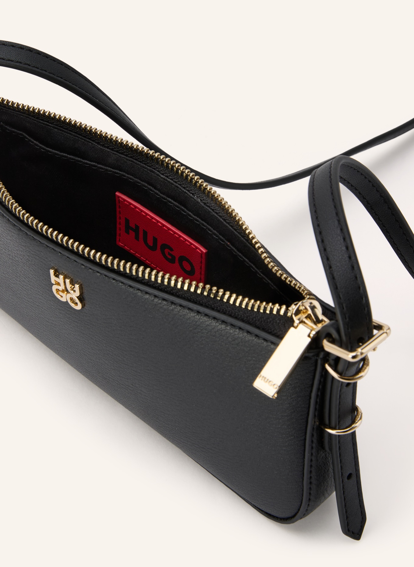 HUGO NEEKO shoulder bag: BLACK / GOLD