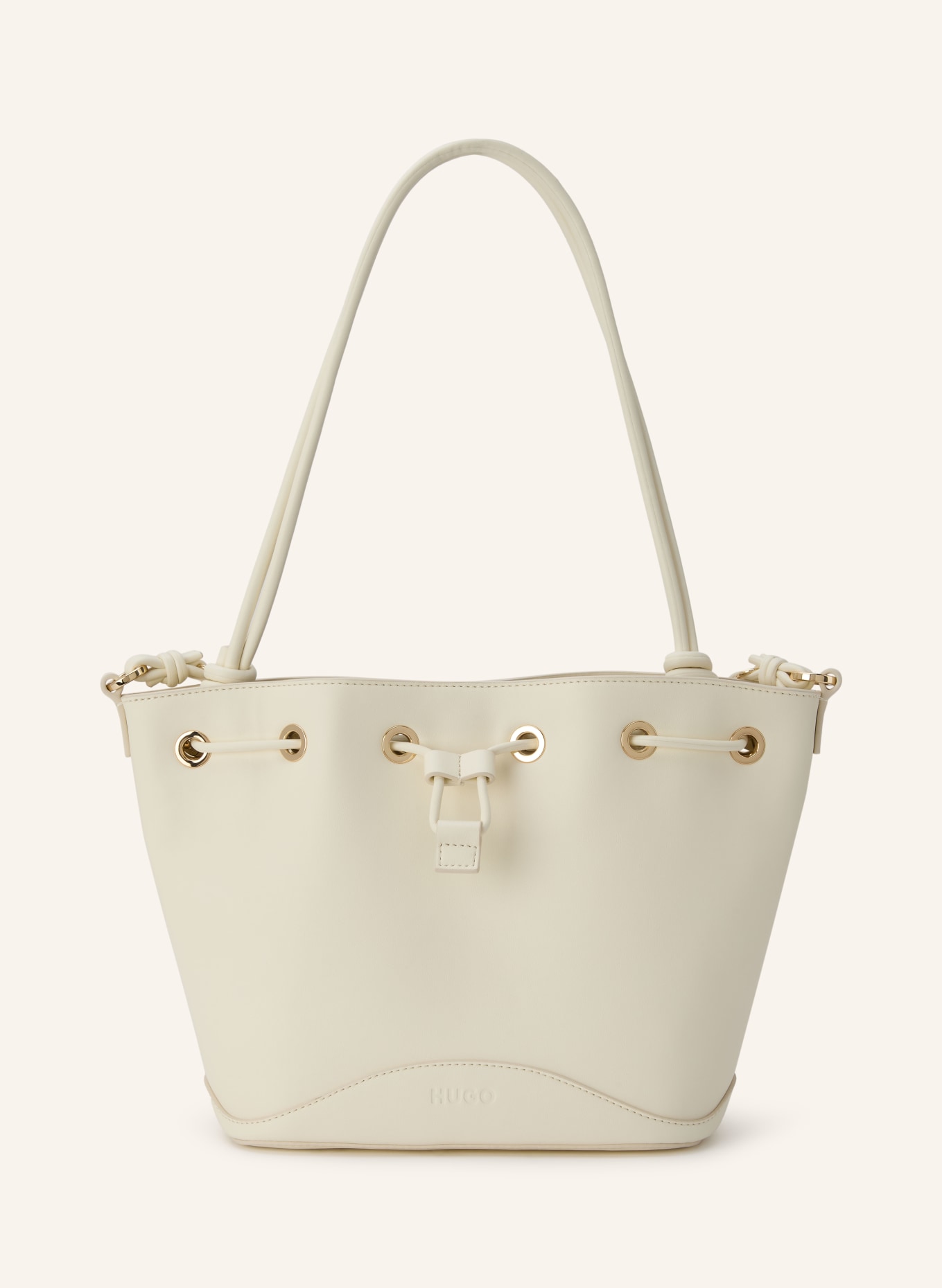 HUGO Beuteltasche ILARY: ECRU / GOLD