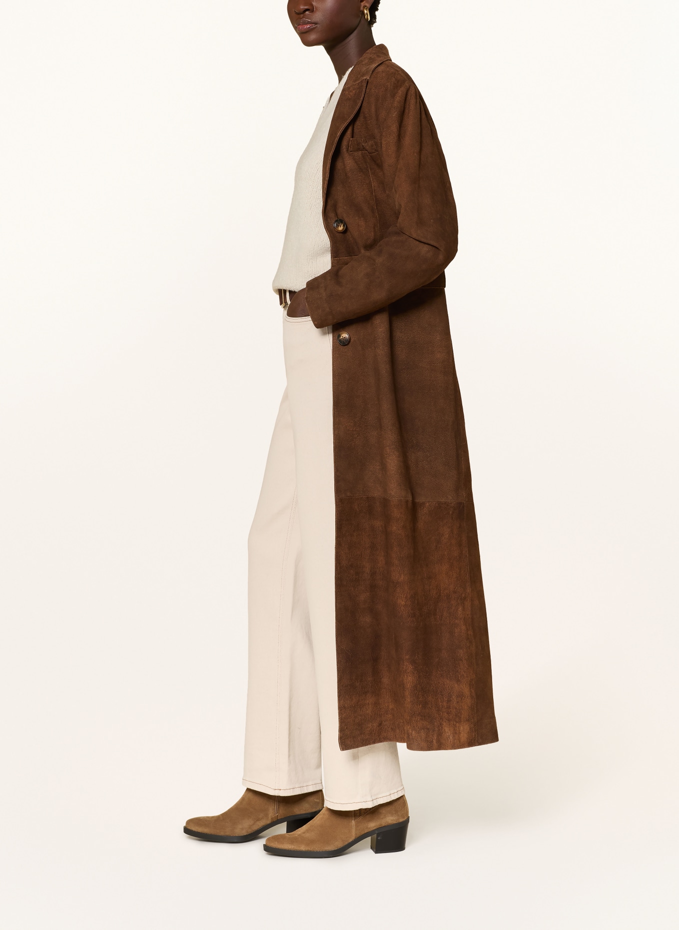 Y.A.S. Jeans droits: ECRU