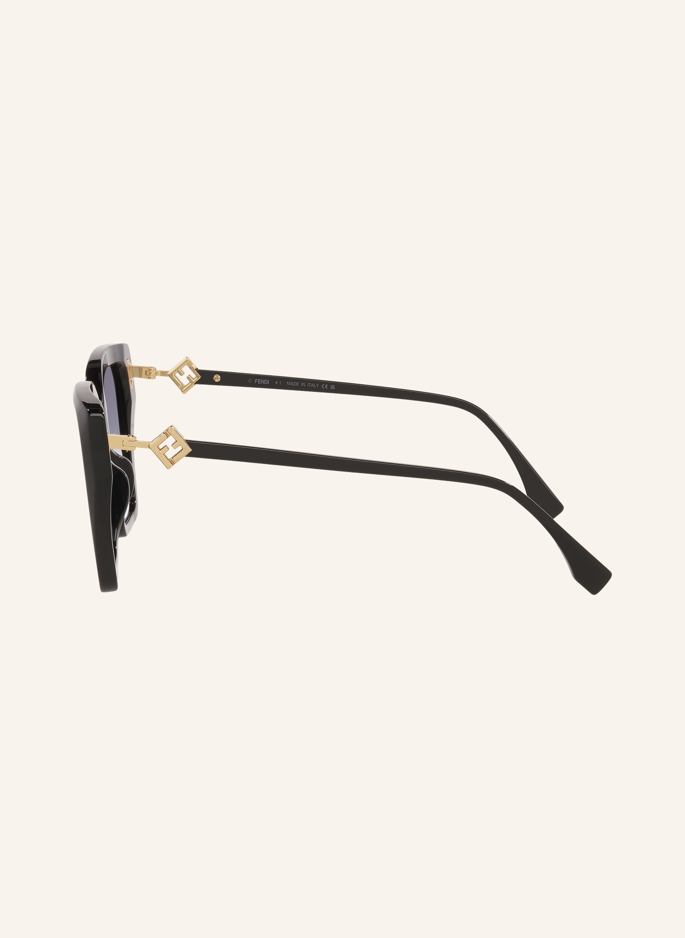 FENDI Lunettes de soleil FN000853: NOIR/GRIS DÉGRADÉ
