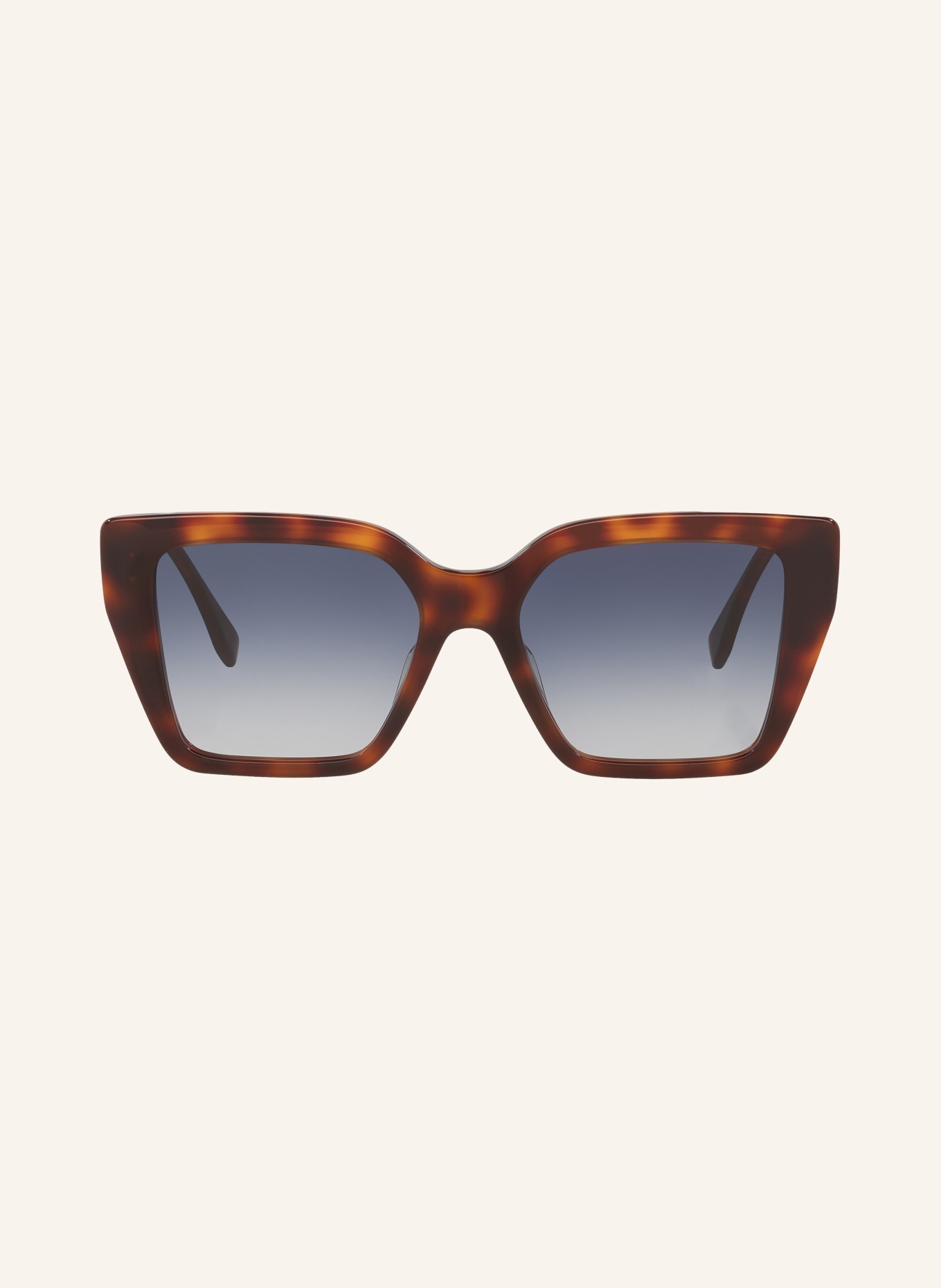 FENDI Lunettes de soleil FN000853: HAVANA/ DÉGRADÉ BLEU