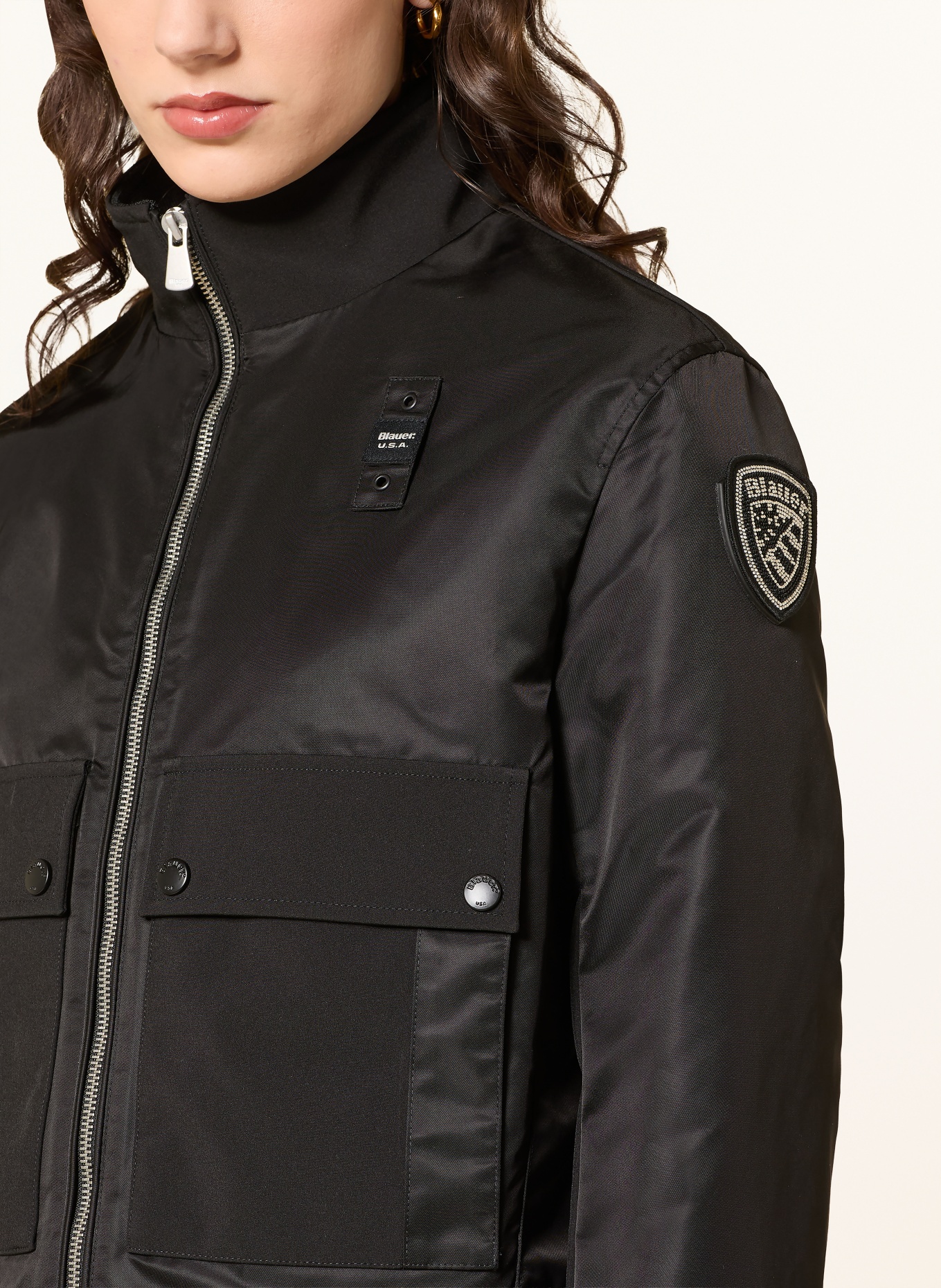 Blauer CARNEY jacket: BLACK