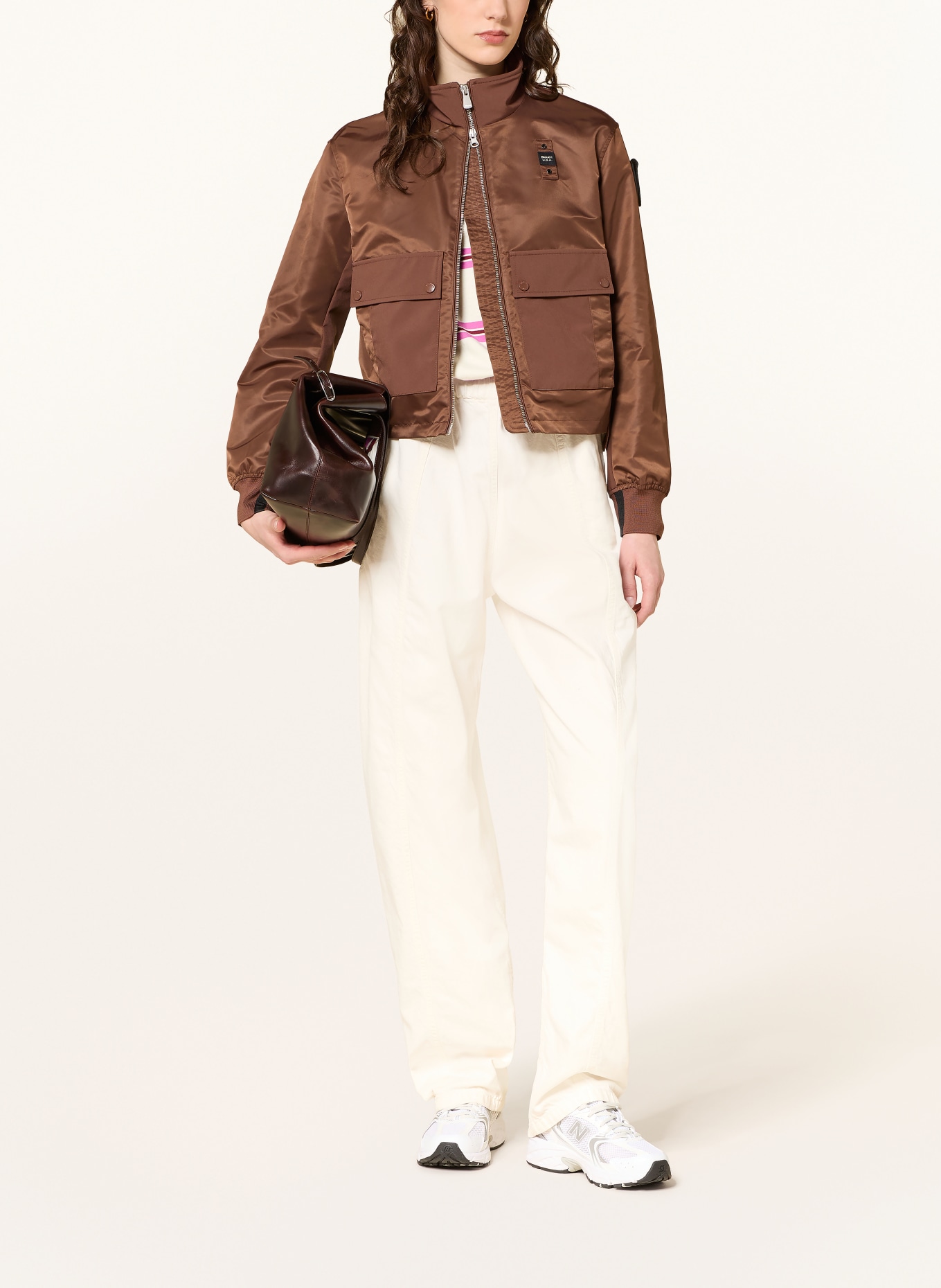 Blauer CARNEY jacket: BROWN