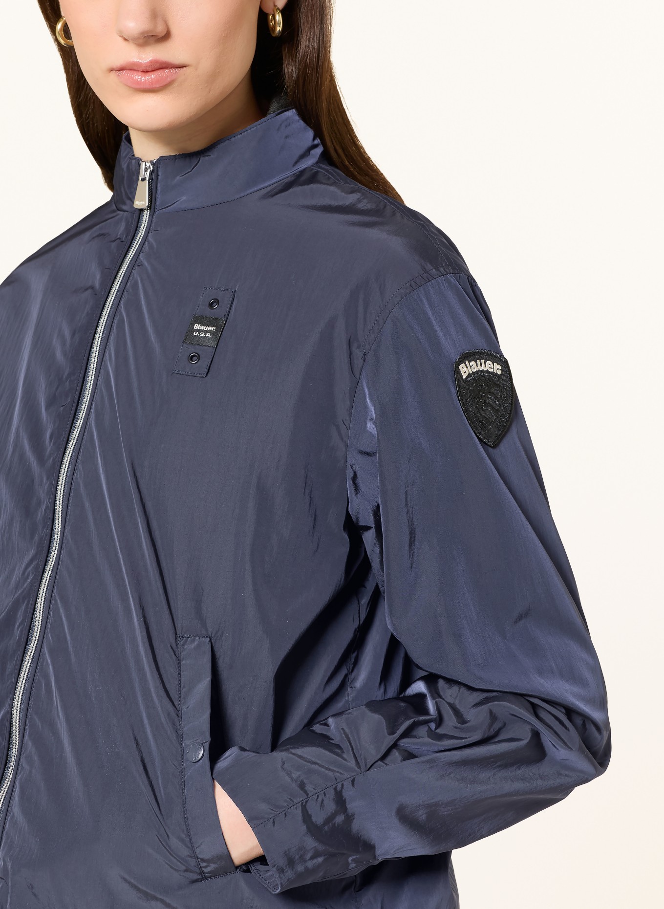 Blauer Veste ELISABETH: BLEU FONCÉ