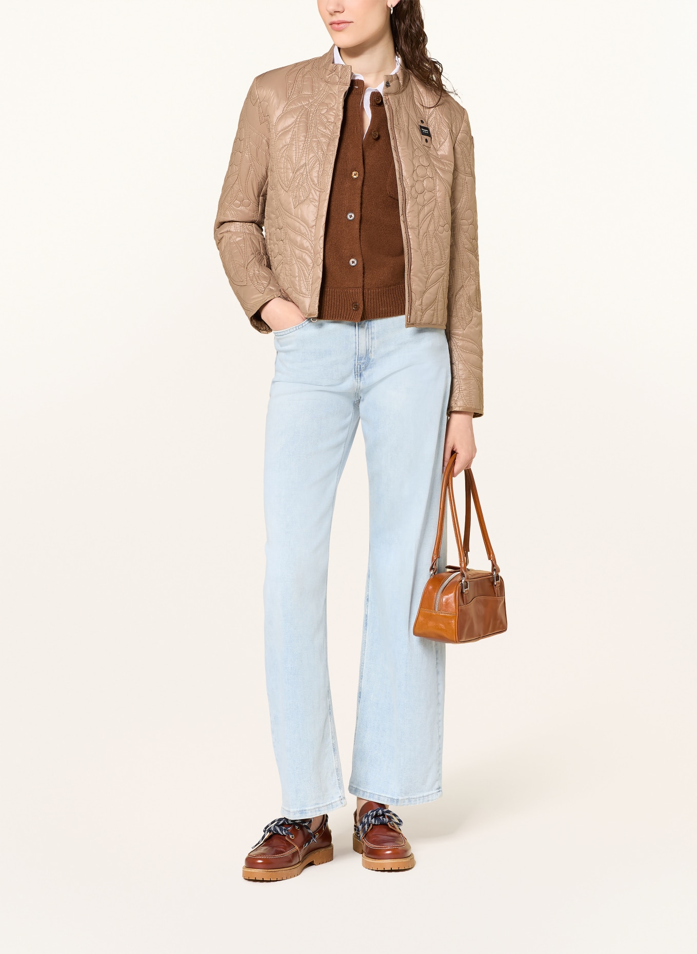 Blauer Veste matelassée MARIPOSA: CHAMEAU