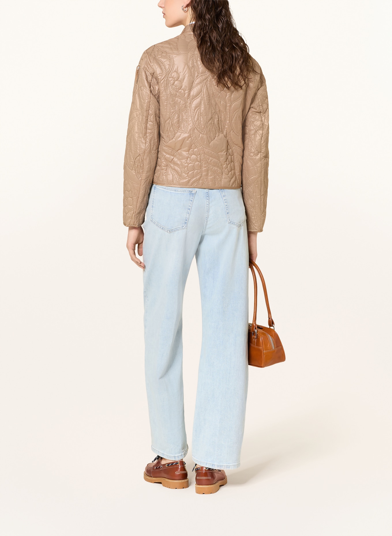 Blauer Veste matelassée MARIPOSA: CHAMEAU