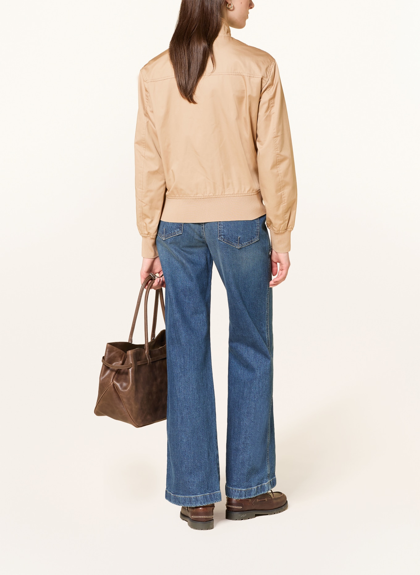 Blauer Blouson CARNEYED: CAMEL