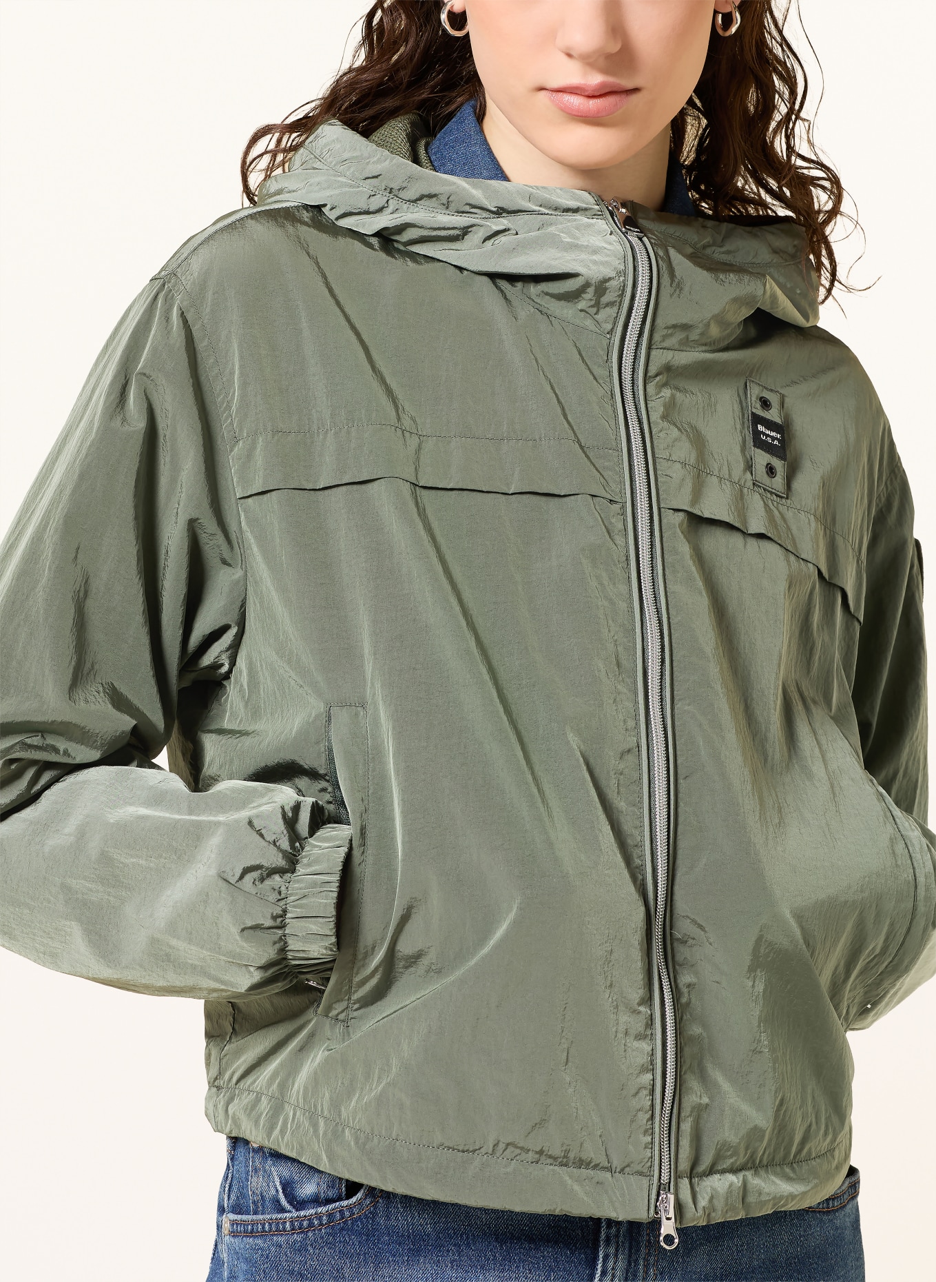 Blauer Veste BURRAGE: KAKI