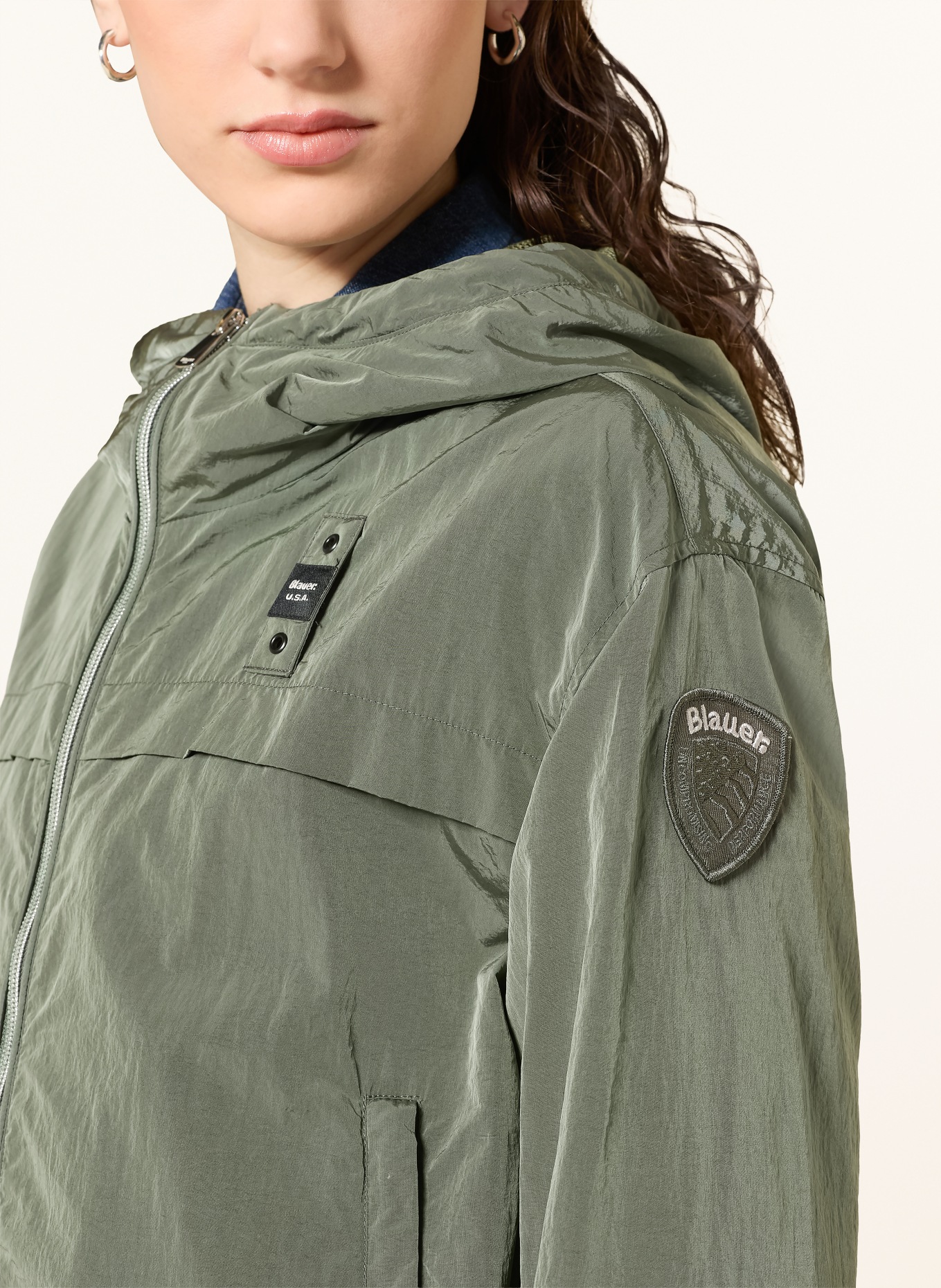 Blauer Veste BURRAGE: KAKI