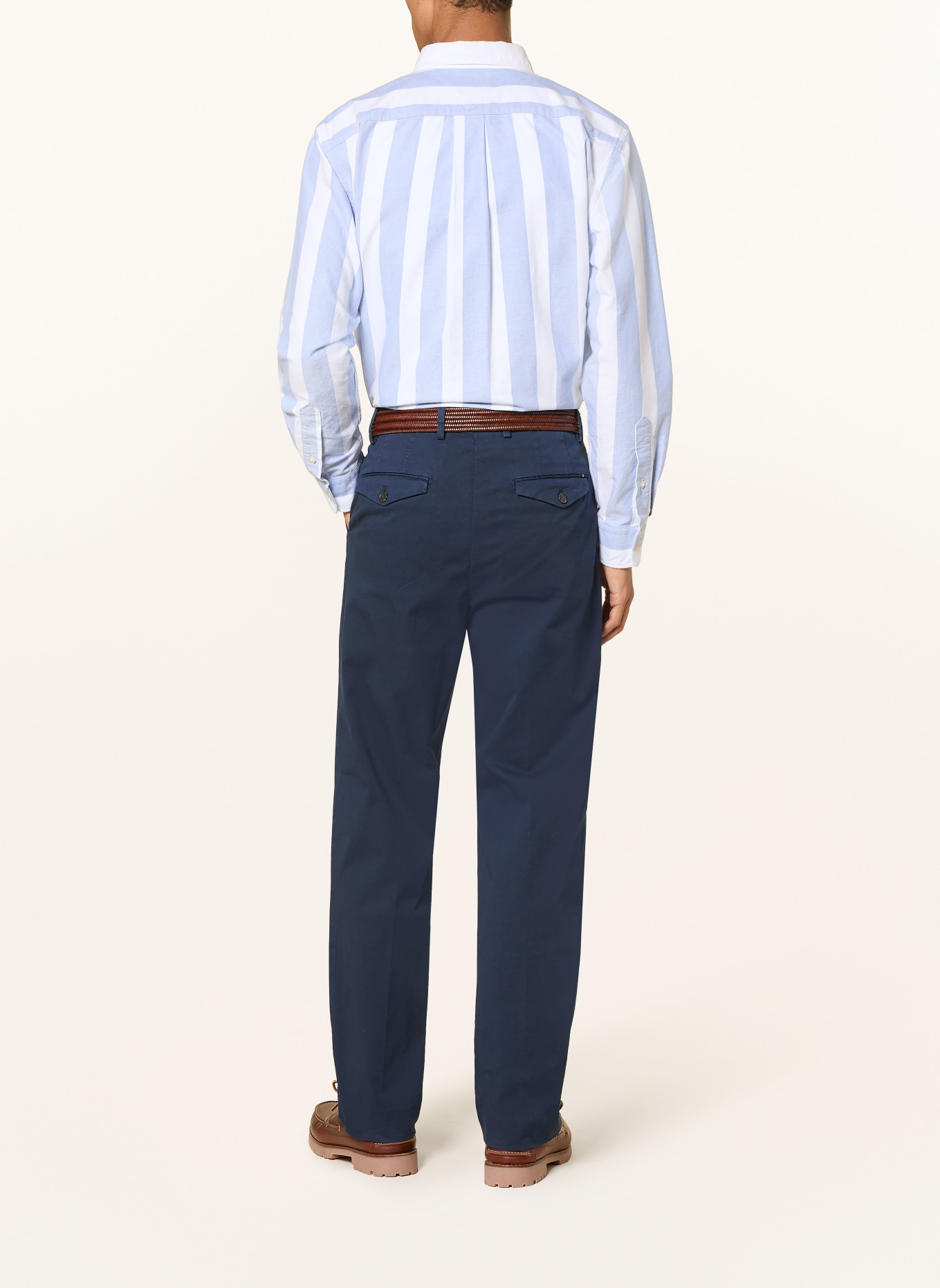 TOMMY HILFIGER Chino Regular Fit: GRANATOWY