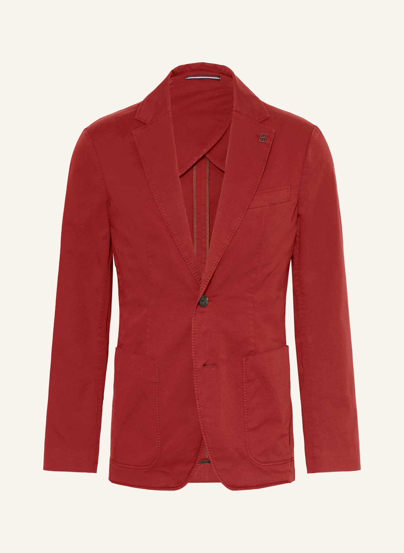 TOMMY HILFIGER Slim fit colbert: DONKERROOD