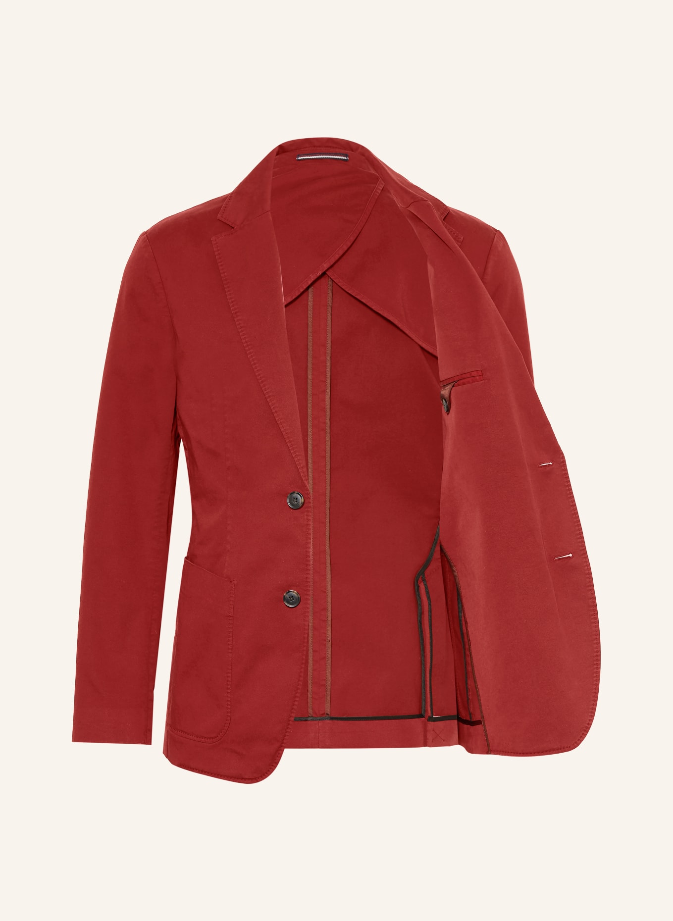 TOMMY HILFIGER Slim fit colbert: DONKERROOD