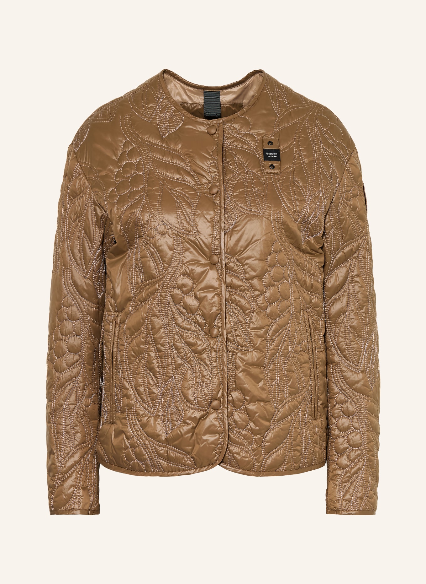 Blauer Veste matelassée QUEEN: MARRON