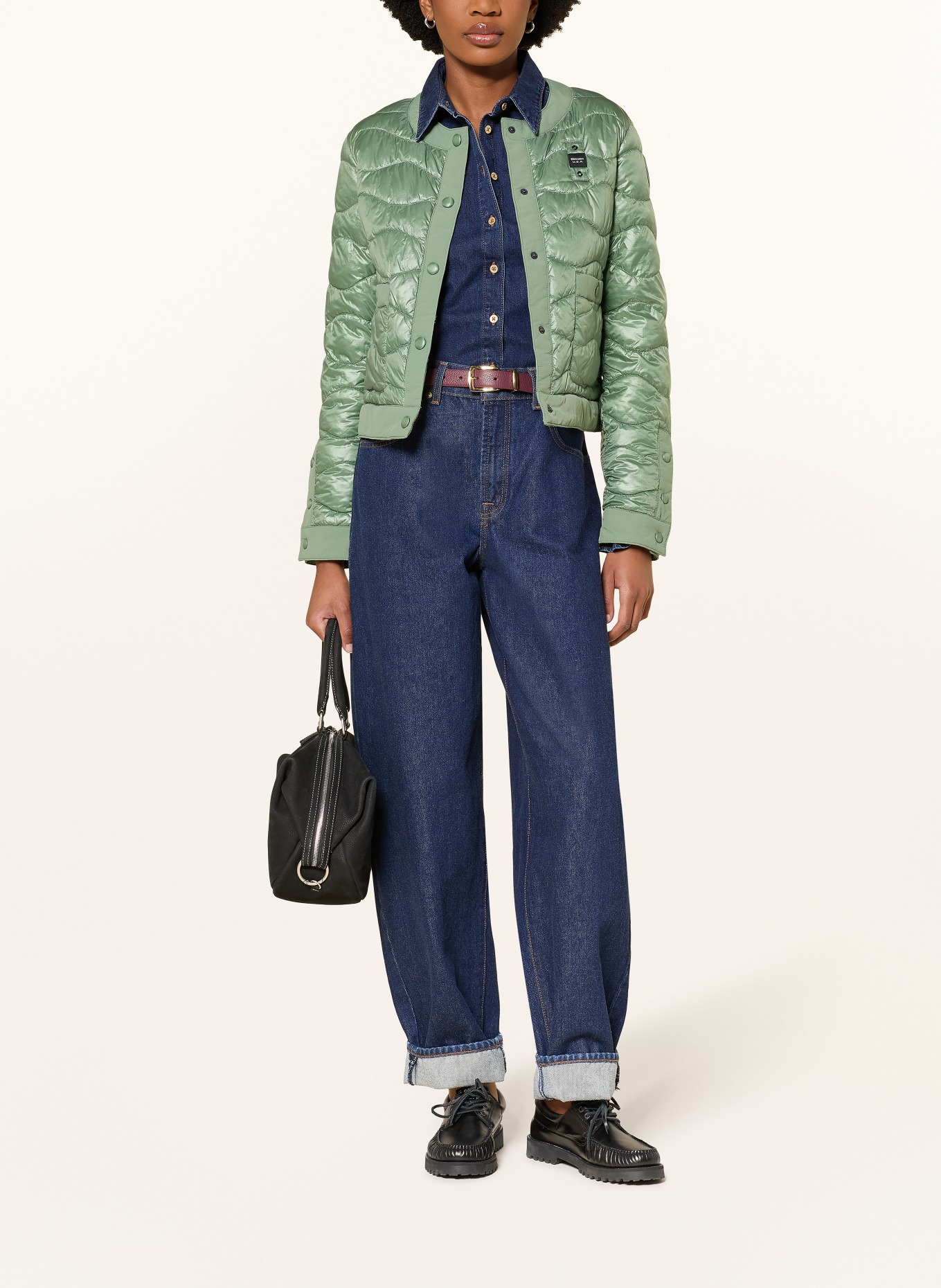 Blauer Veste matelassée HADLEY: VERT