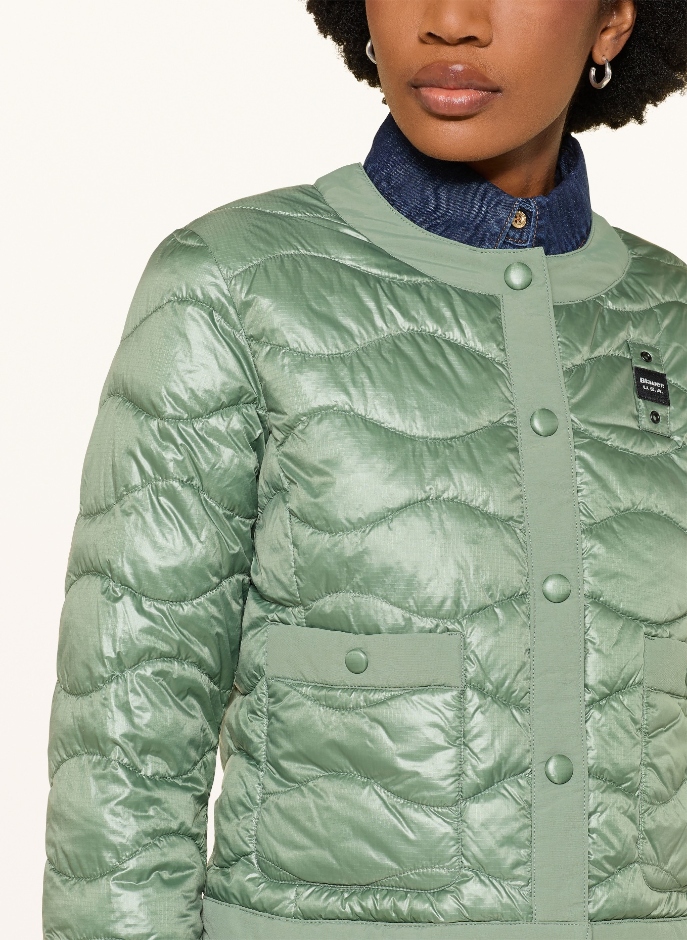 Blauer Veste matelassée HADLEY: VERT