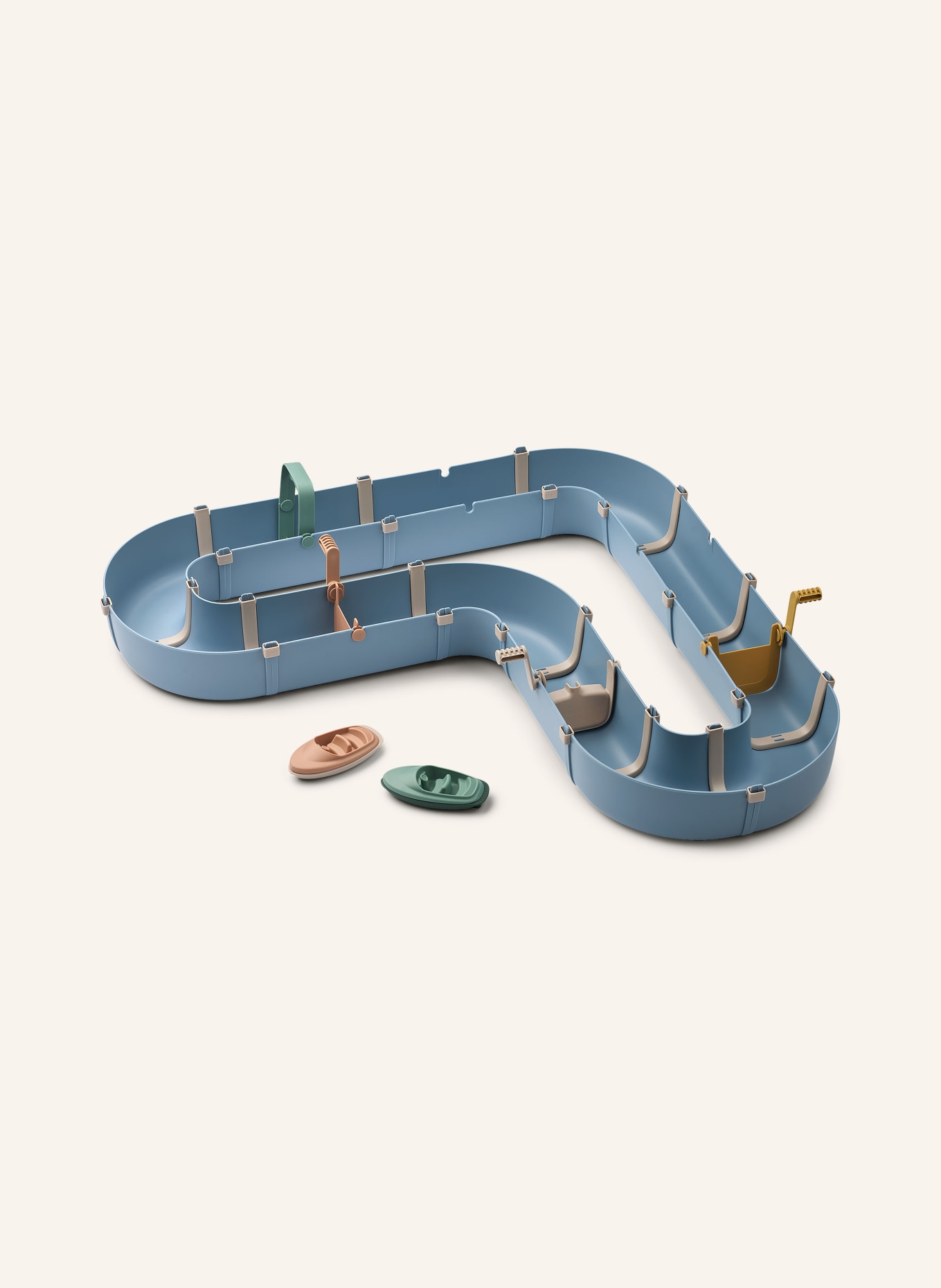 LIEWOOD Hra na vodní cesty CASSIAN: MODRÁ / LOSOSOVÁ / PETROLEJOVÁ