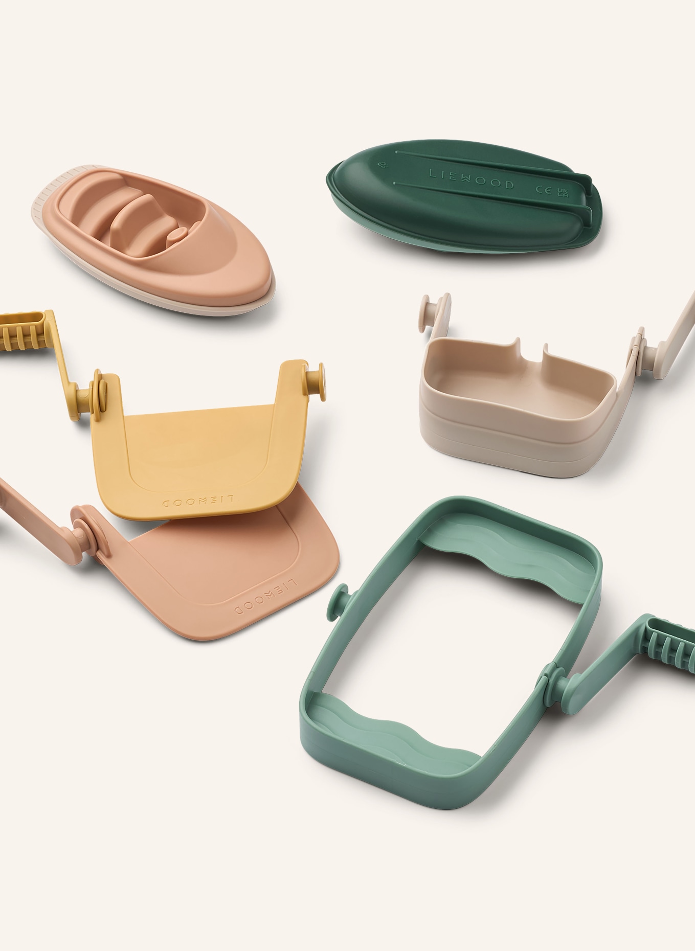 LIEWOOD Hra na vodní cesty CASSIAN: MODRÁ / LOSOSOVÁ / PETROLEJOVÁ