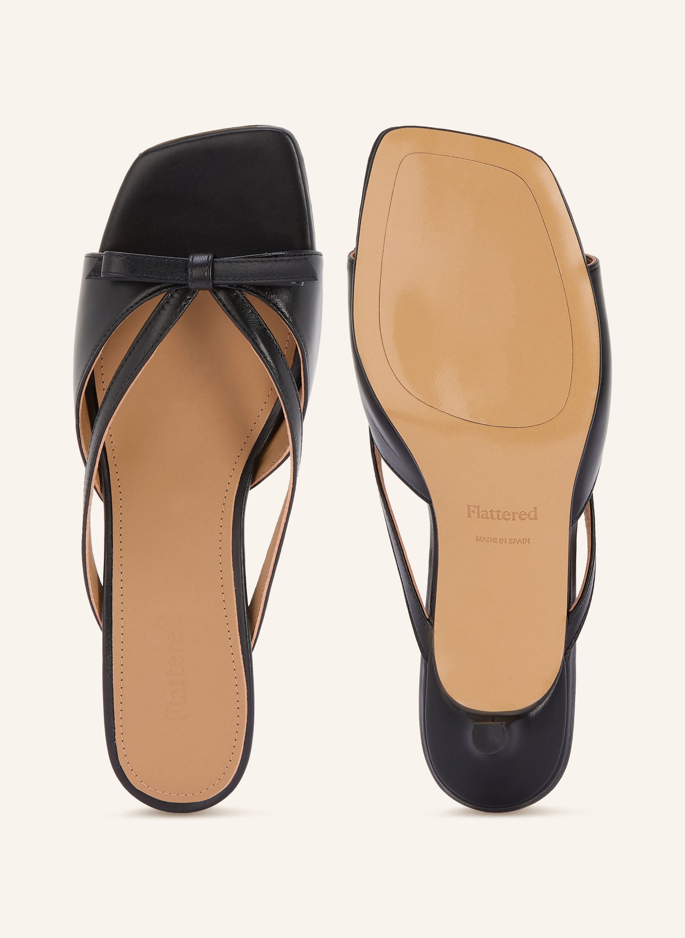 Flattered Mules JORDAN: SCHWARZ