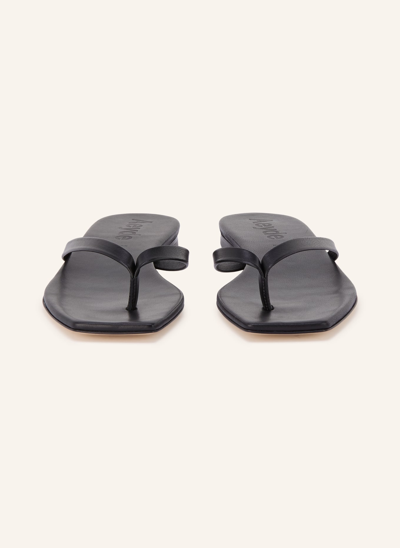 Aeyde Tussenslippers RENEE: ZWART