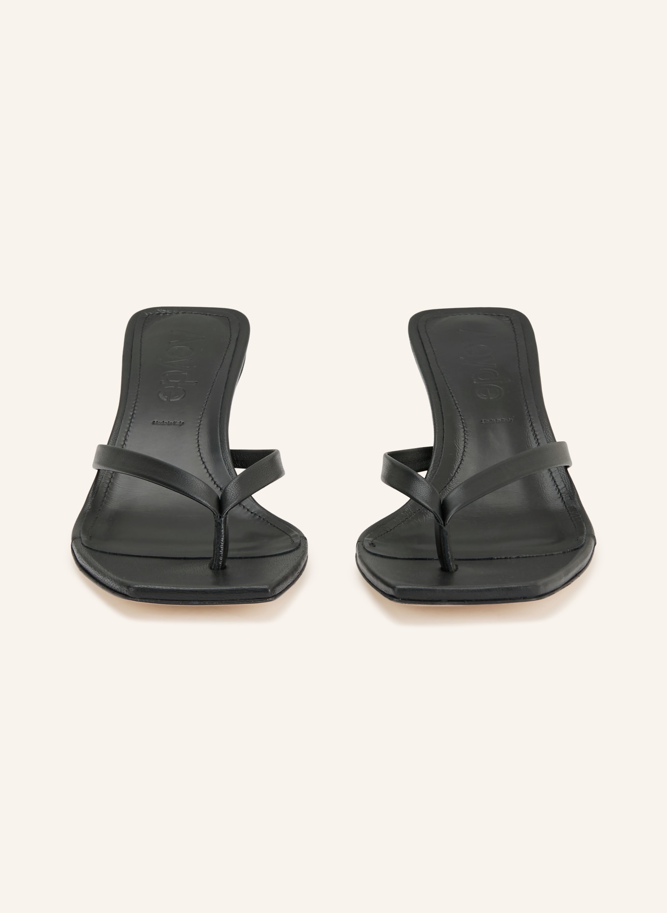 Aeyde Zehentrenner WILMA: SCHWARZ