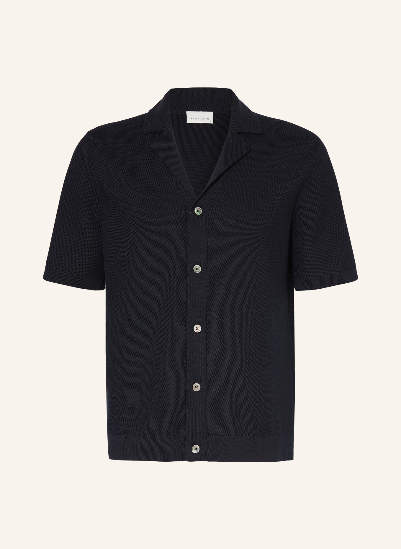 PROFUOMO Resorthemd Regular Fit: DUNKELBLAU