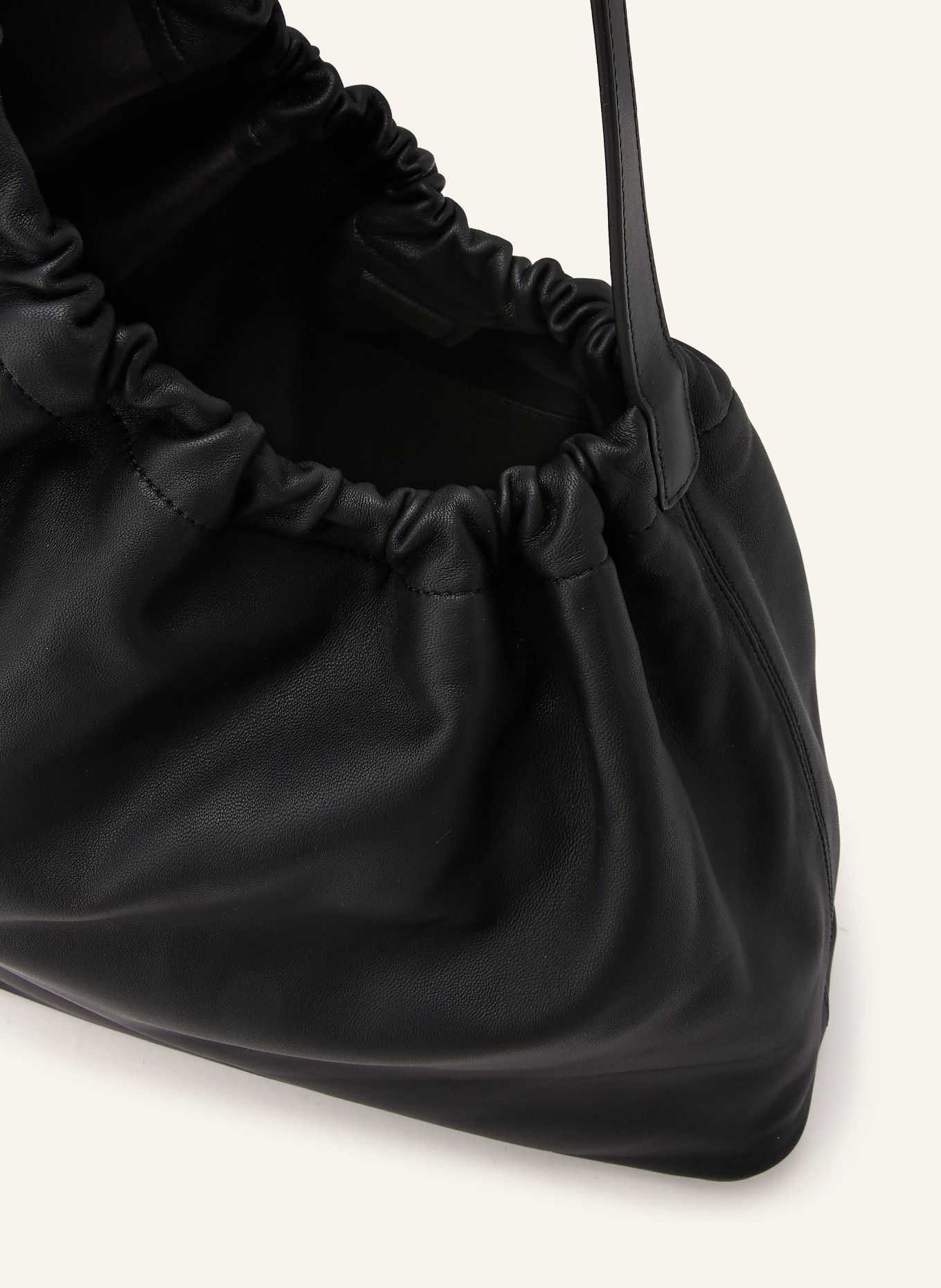 AESTHER EKME Demi Lune Cloud shoulder bag: BLACK
