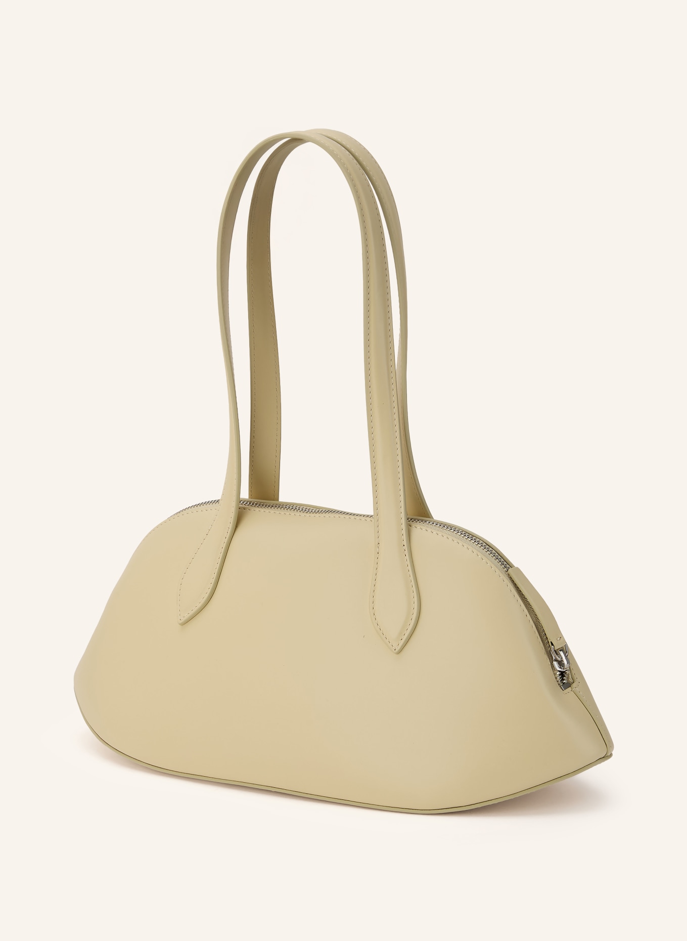 AESTHER EKME Schoudertas COSMO MEDIUM: LICHTGEEL / ZILVER