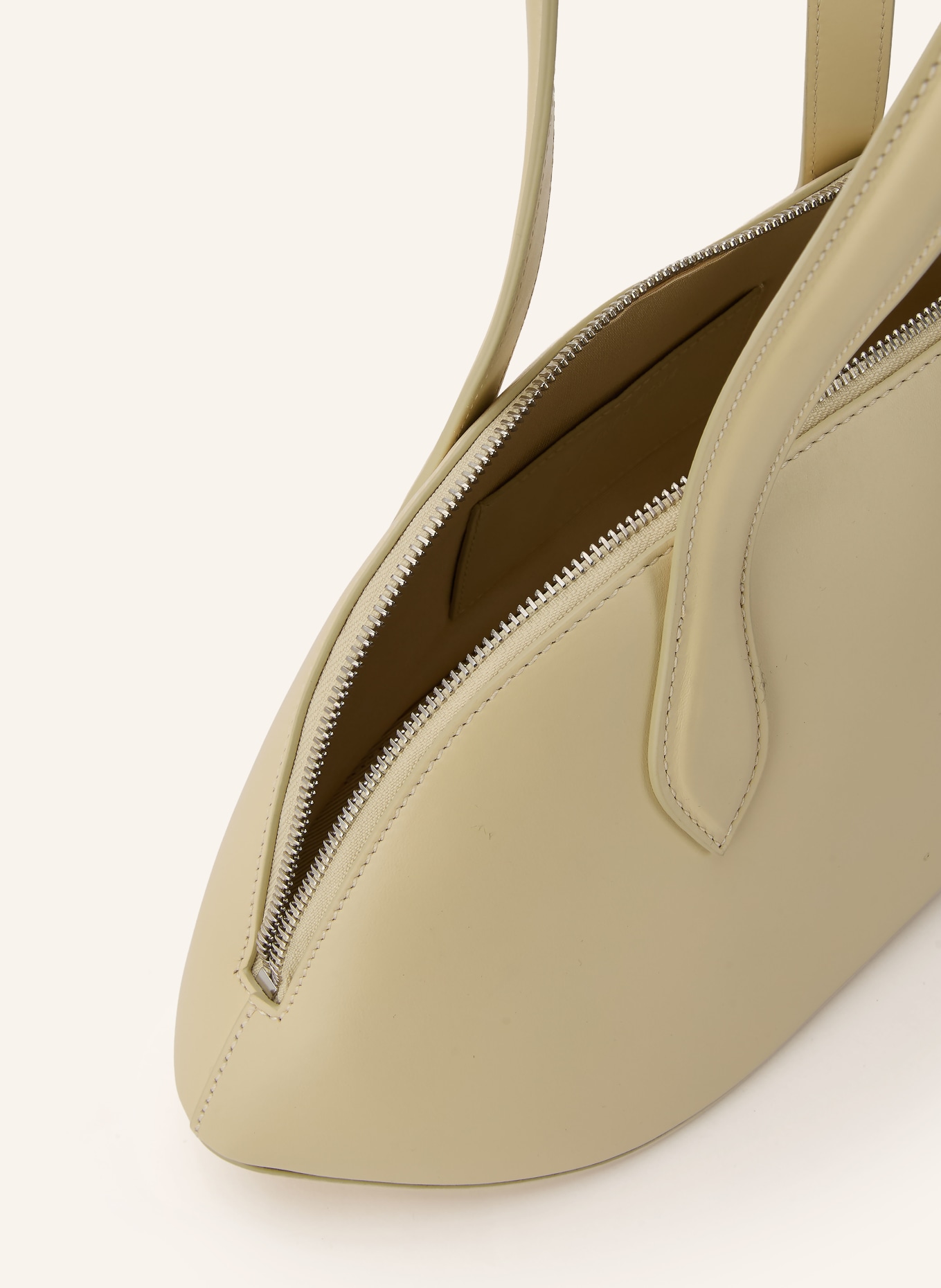 AESTHER EKME Schoudertas COSMO MEDIUM: LICHTGEEL / ZILVER